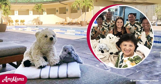 Ein Junge vergaß seinen Teddybären in einem Hotel und bekam anschließend ungewöhnliche Fotos von ihm