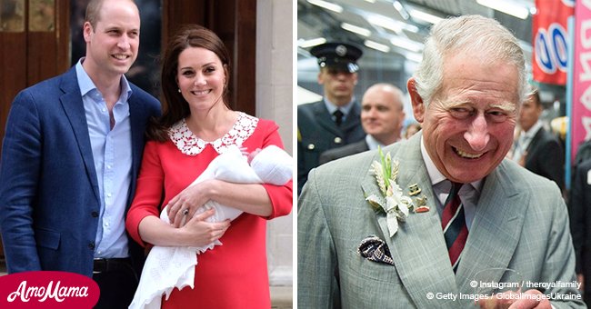 Prinz Charles reagiert auf die Ankunft seines neuen Enkelsohns mit einem Witz