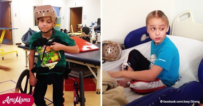 Nach drei langen Jahren verlässt ein Junge endlich das Krankenhaus, nachdem er von seiner Mutter eine Kugel in den Kopf verabreicht bekam 
