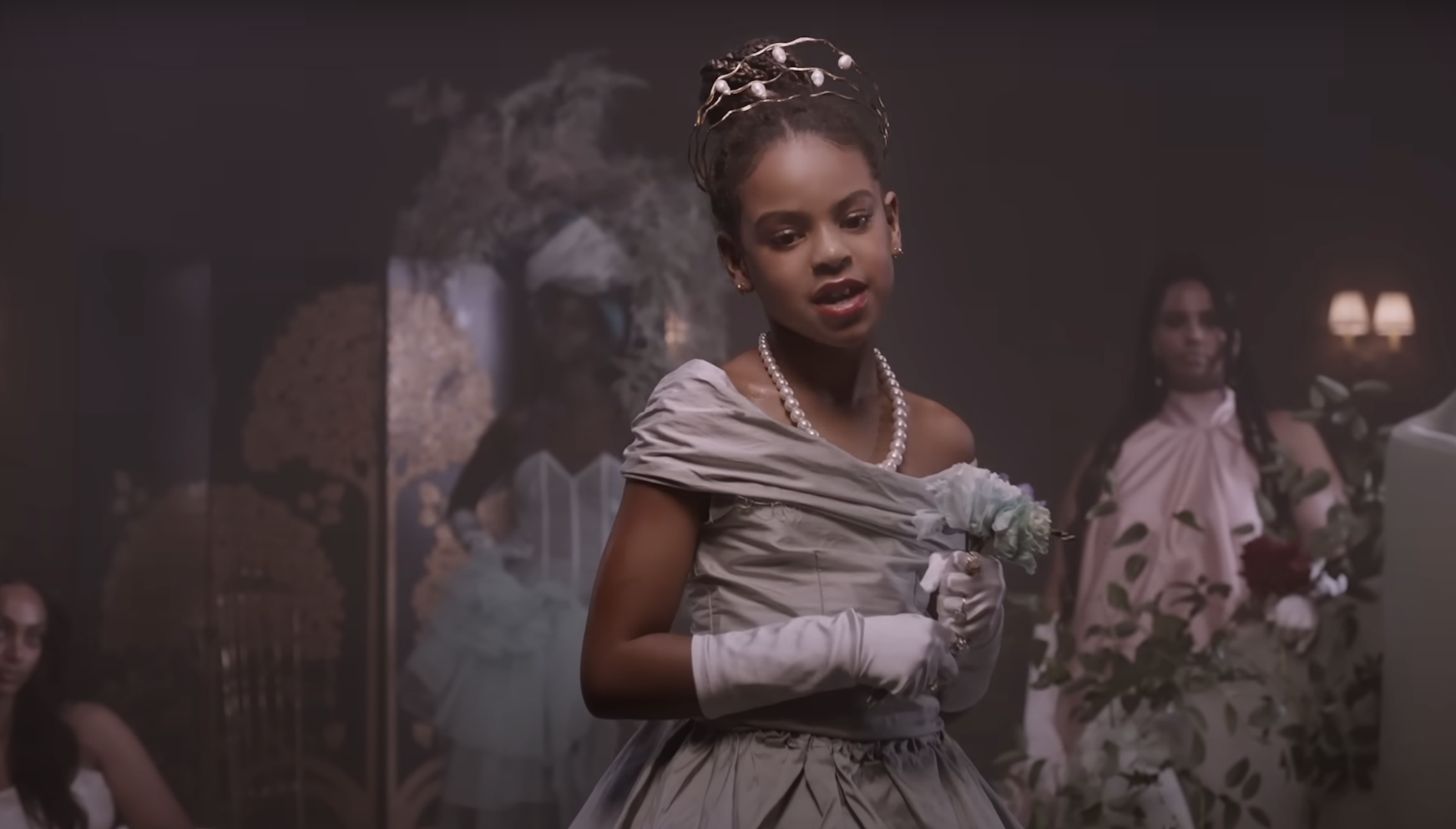 Ein Screenshot von Blue Ivy Carter aus dem Musikvideo