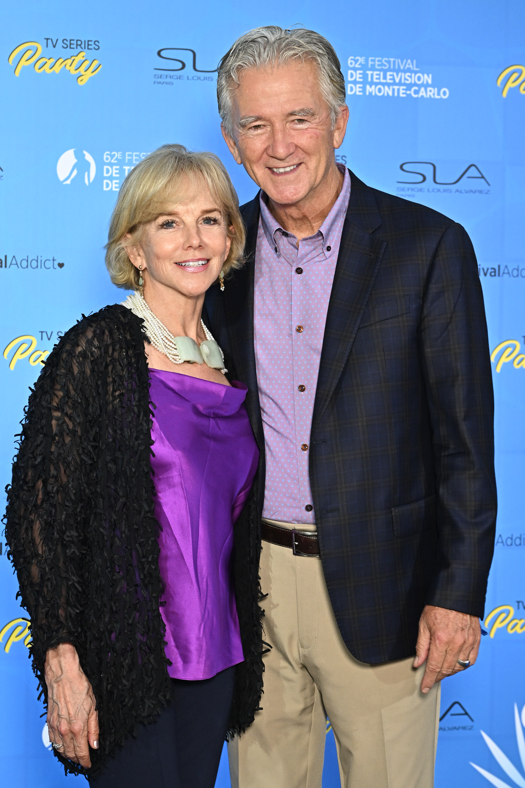 Linda Purl und Patrick Duffy nehmen am 17. Juni 2023 am 62. Monte-Carlo-Fernsehfestival in Monte-Carlo, Monaco, teil | Quelle: Getty Images
