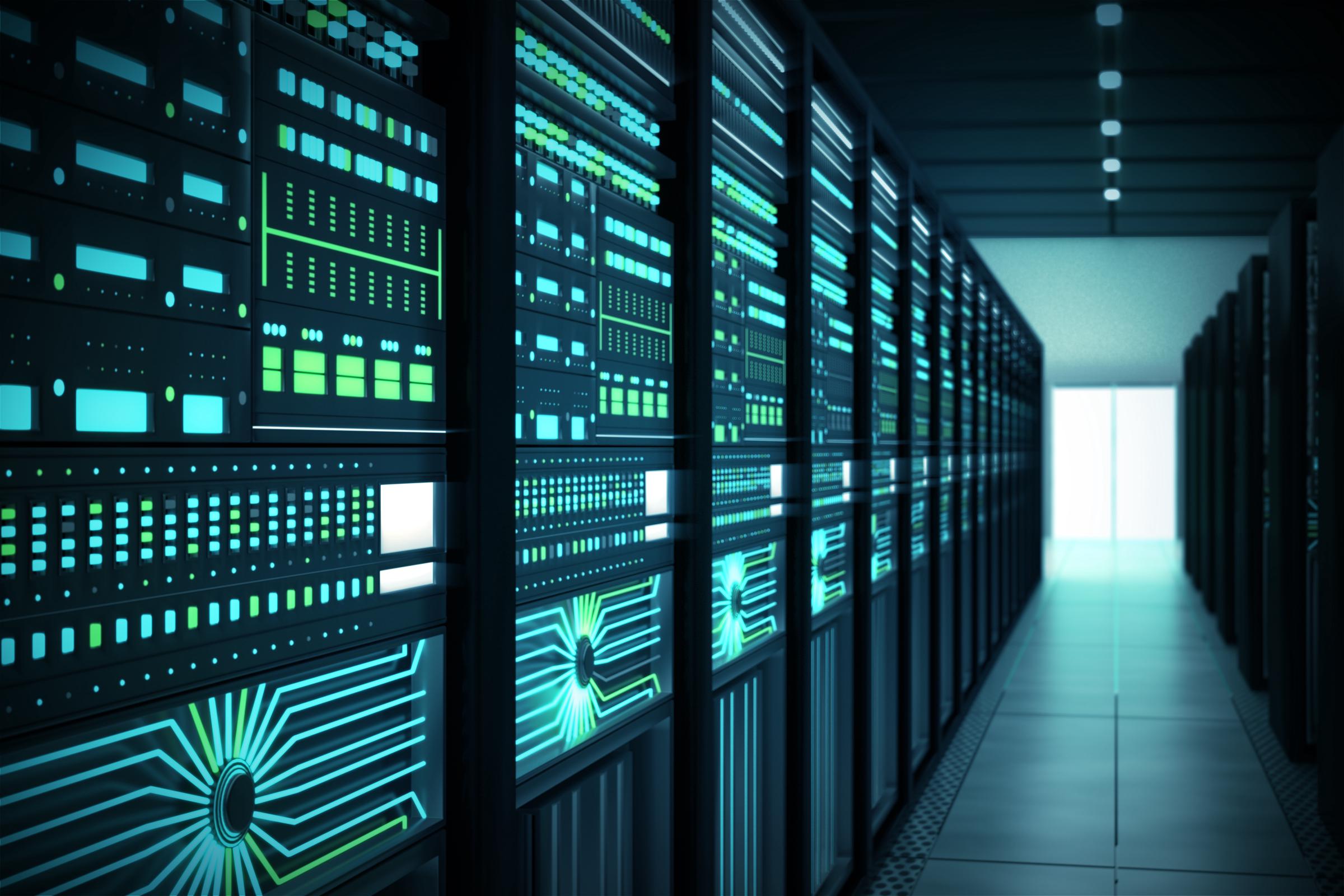 Ein futuristischer Server | Quelle: Getty Images
