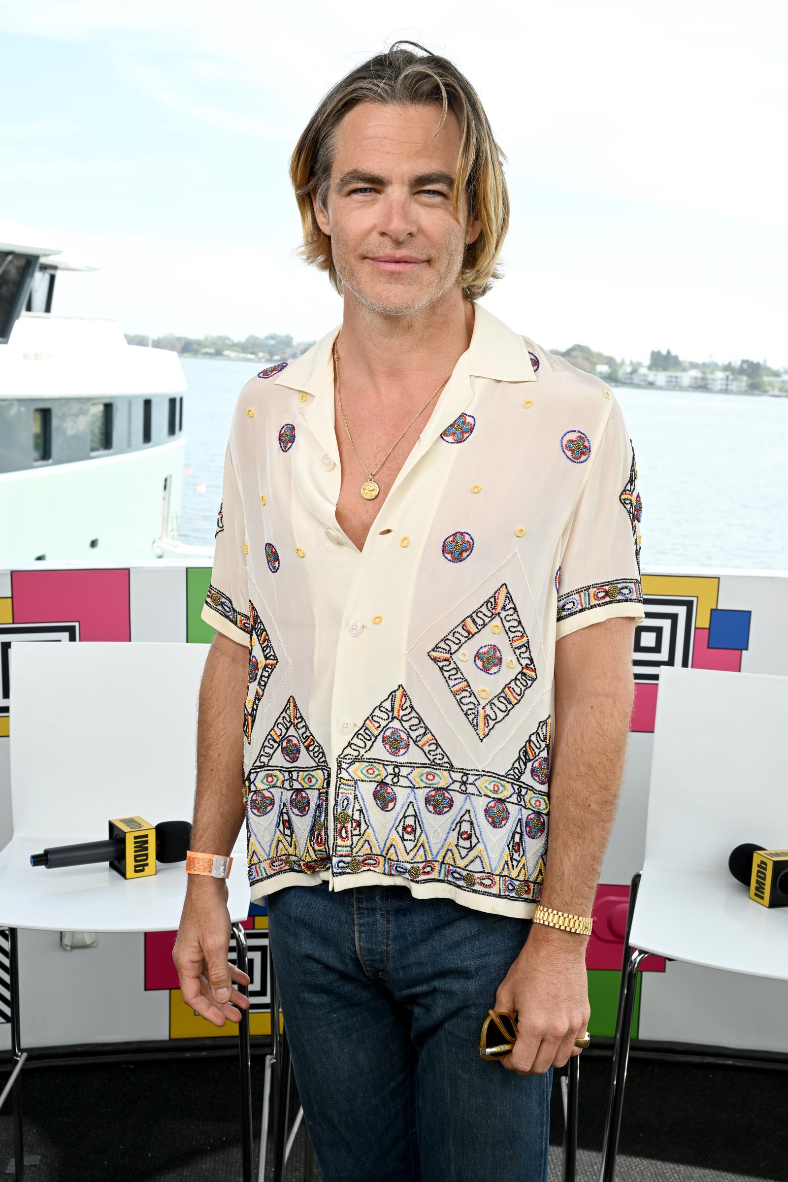 Chris Pine an Tag eins der San Diego Comic-Con 2022 auf der IMDb-Yacht am 21. Juli 2022 in San Diego, Kalifornien. | Quelle: Getty Images