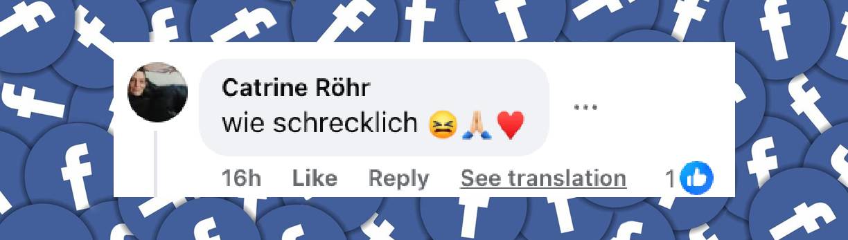 Fans reagieren auf die Nachrichten zu Lukas' Tod. | Quelle: facebook.com/share/p/1bSfYjwKjT/