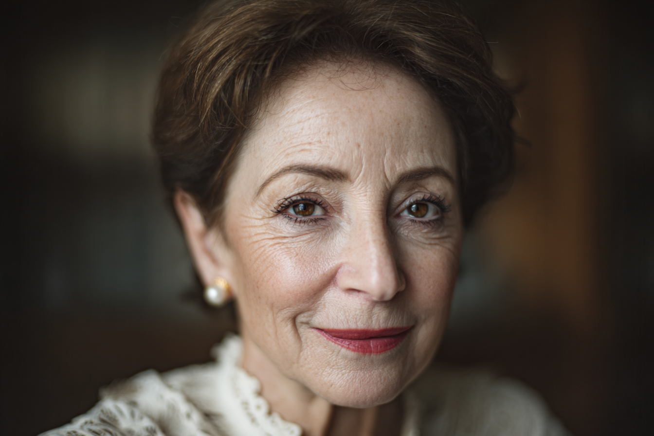 Eine lächelnde Frau | Quelle: Midjourney