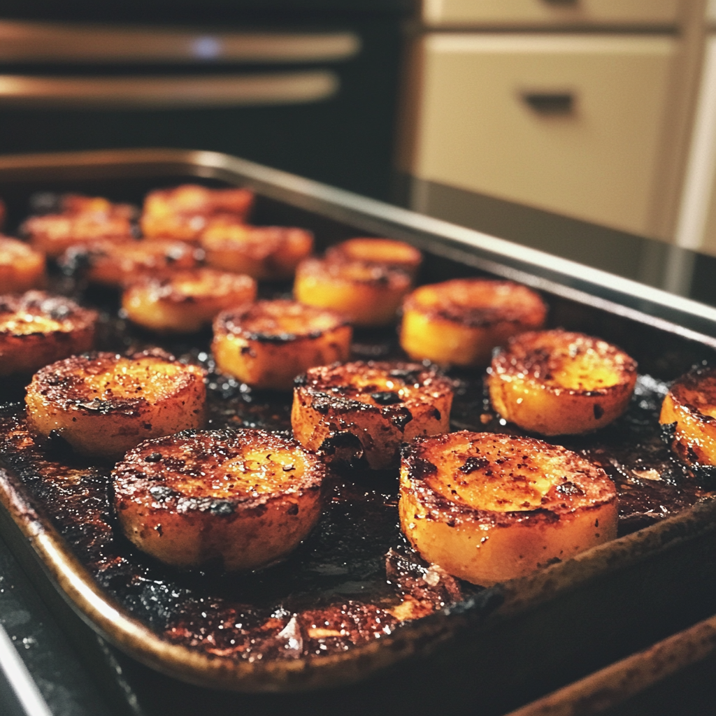 Ein Tablett mit verbranntem Essen | Quelle: Midjourney