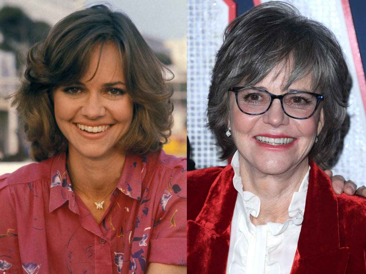 Sally Field im Jahr 1979 | Sally Field im Jahr 2023 | Quelle: Getty Images