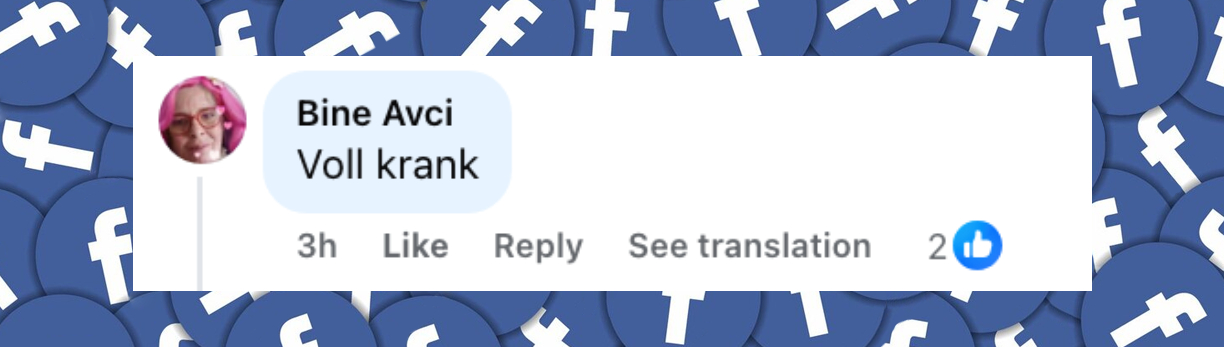 Nutzer-Kommentar | Quelle: Facebook/BUNTE