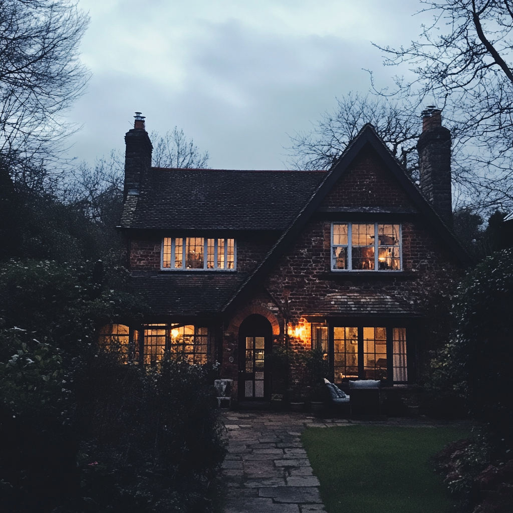 Das Äußere eines gemütlichen Hauses | Quelle: Midjourney