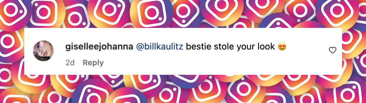 Benutzerkommentar über Heidi Klum und Bill Kaulitz, gepostet am 28. September 2024 | Quelle: Instagram/voguegermany