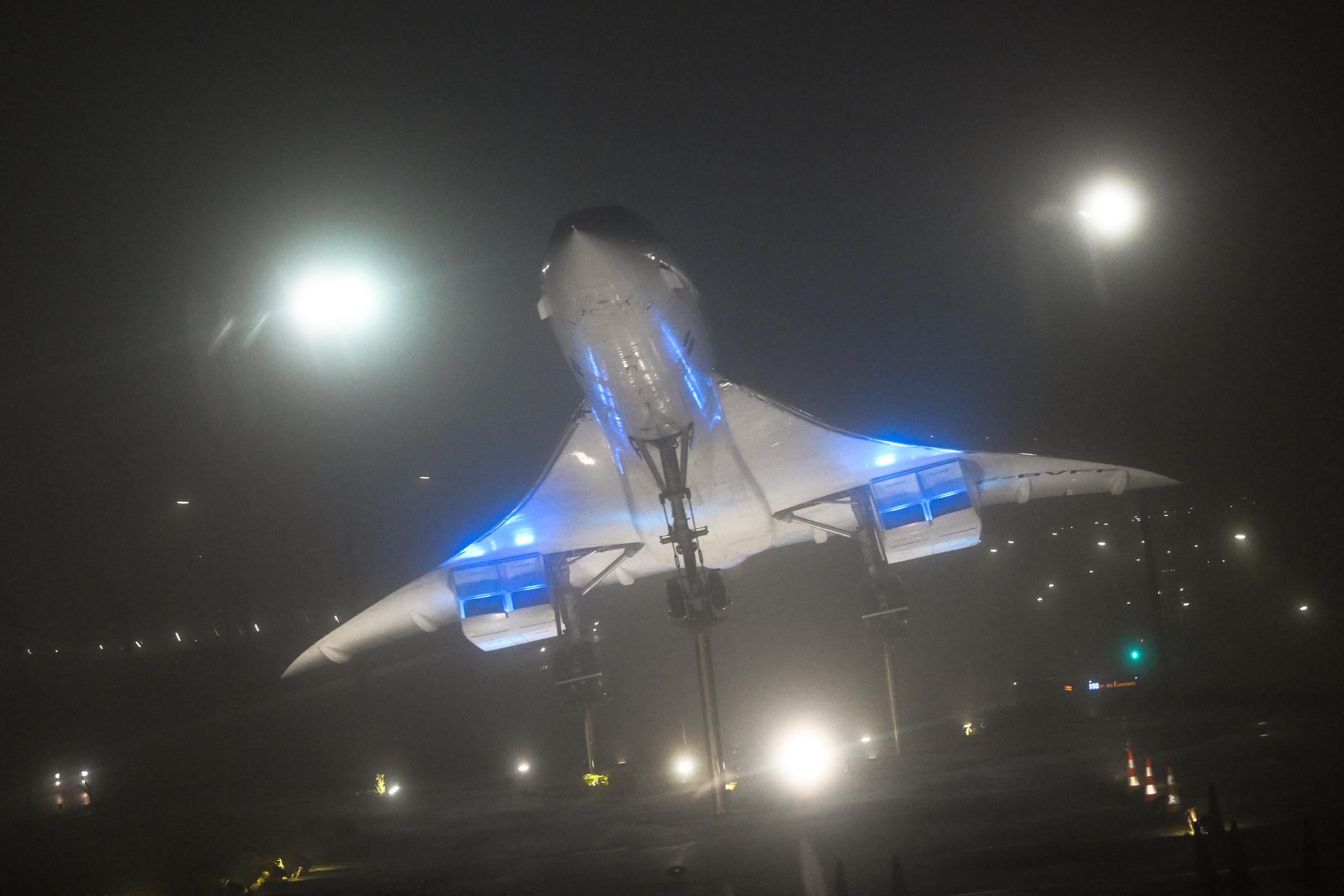 Das Flugzeugdenkmal der Air France Concorde F-BVFF, am 24. Dezember 2024 | Quelle: Getty Images