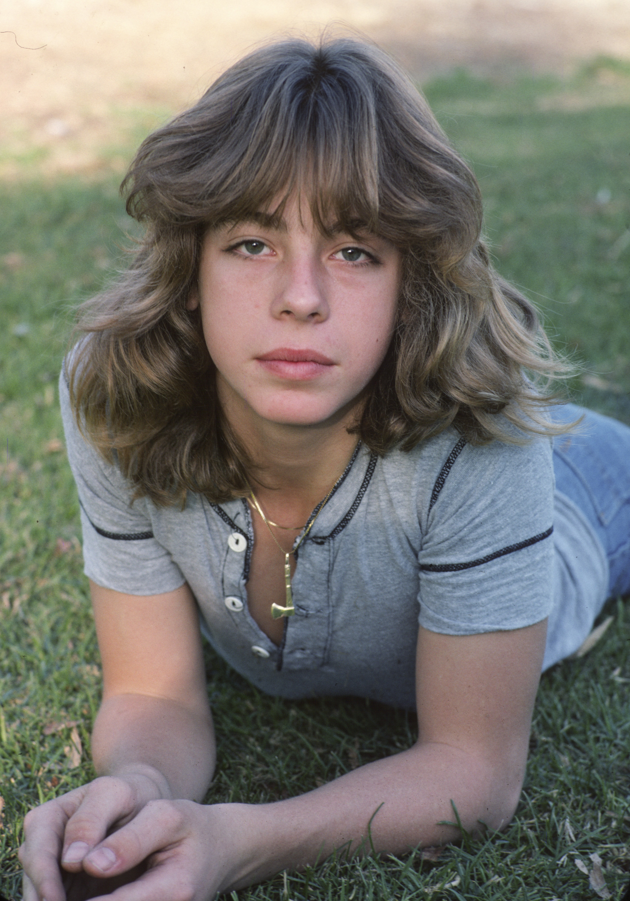 Leif Garrett im Jahr 1977 bei den Music File Photos in Los Angeles, Kalifornien | Quelle: Getty Images