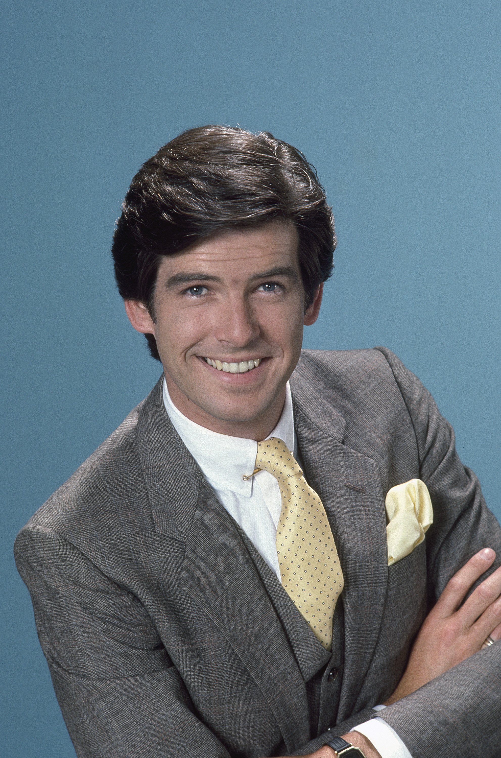 Pierce Brosnan als Remington Steele am 02. Juli 1983 | Quelle: Getty Images