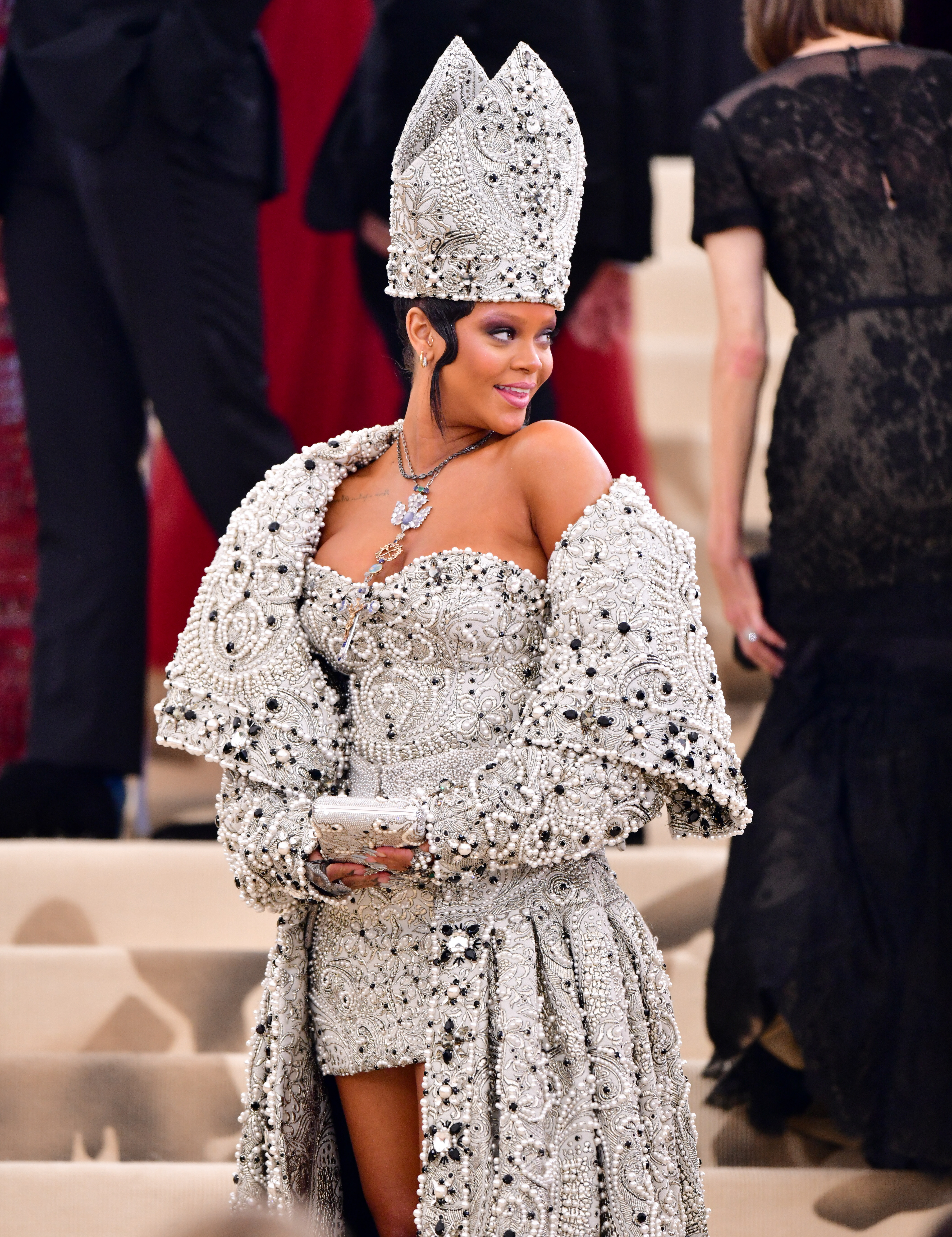 Rihanna im Metropolitan Museum of Art am 7. Mai 2018 in New York City. | Quelle: Getty Images