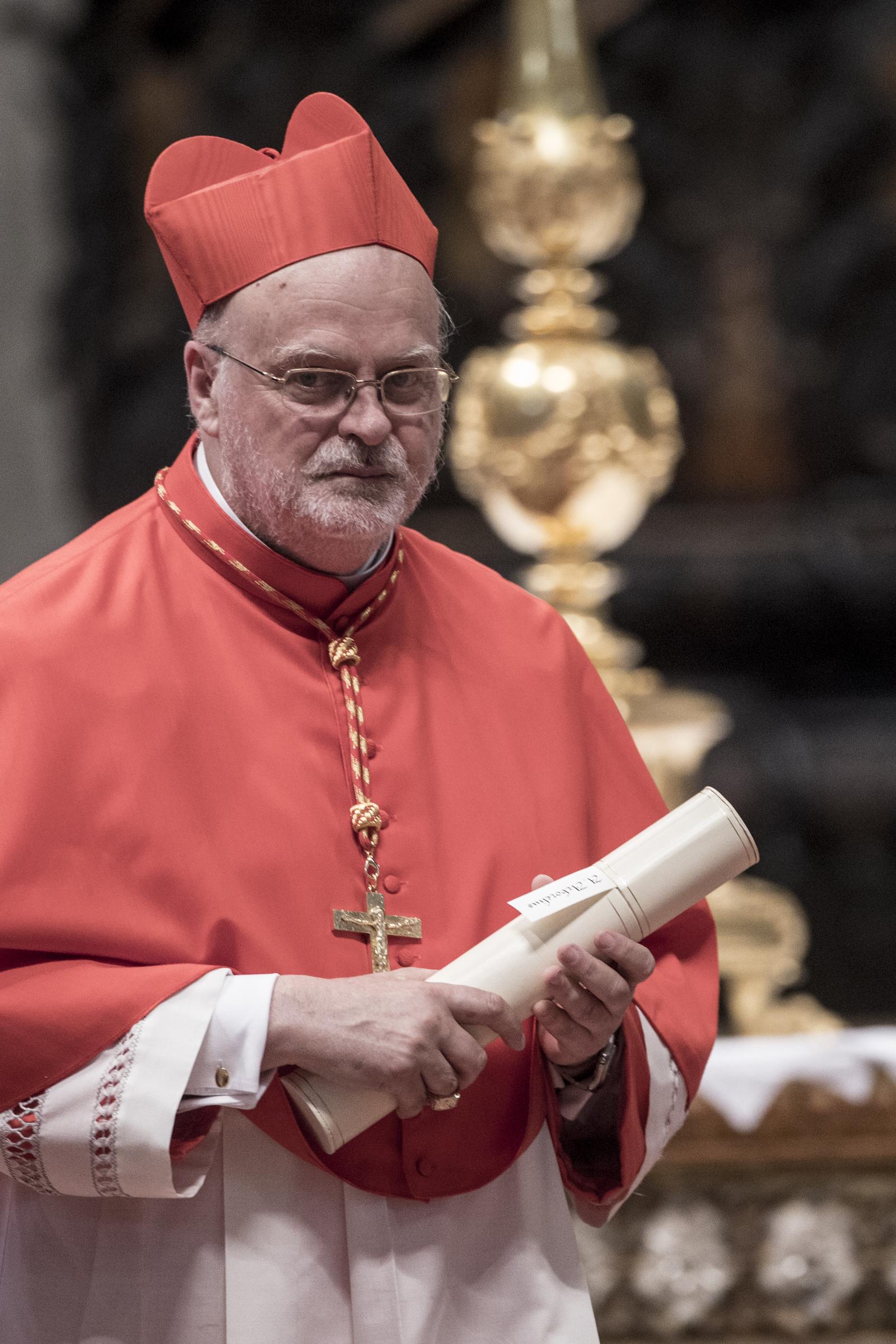 Papst Franziskus ernennt Kardinal Anders Arborelius von Schweden während einer Konsistoriumszeremonie am 28. Juni 2017 in der Vatikanstadt. | Quelle: Getty Images