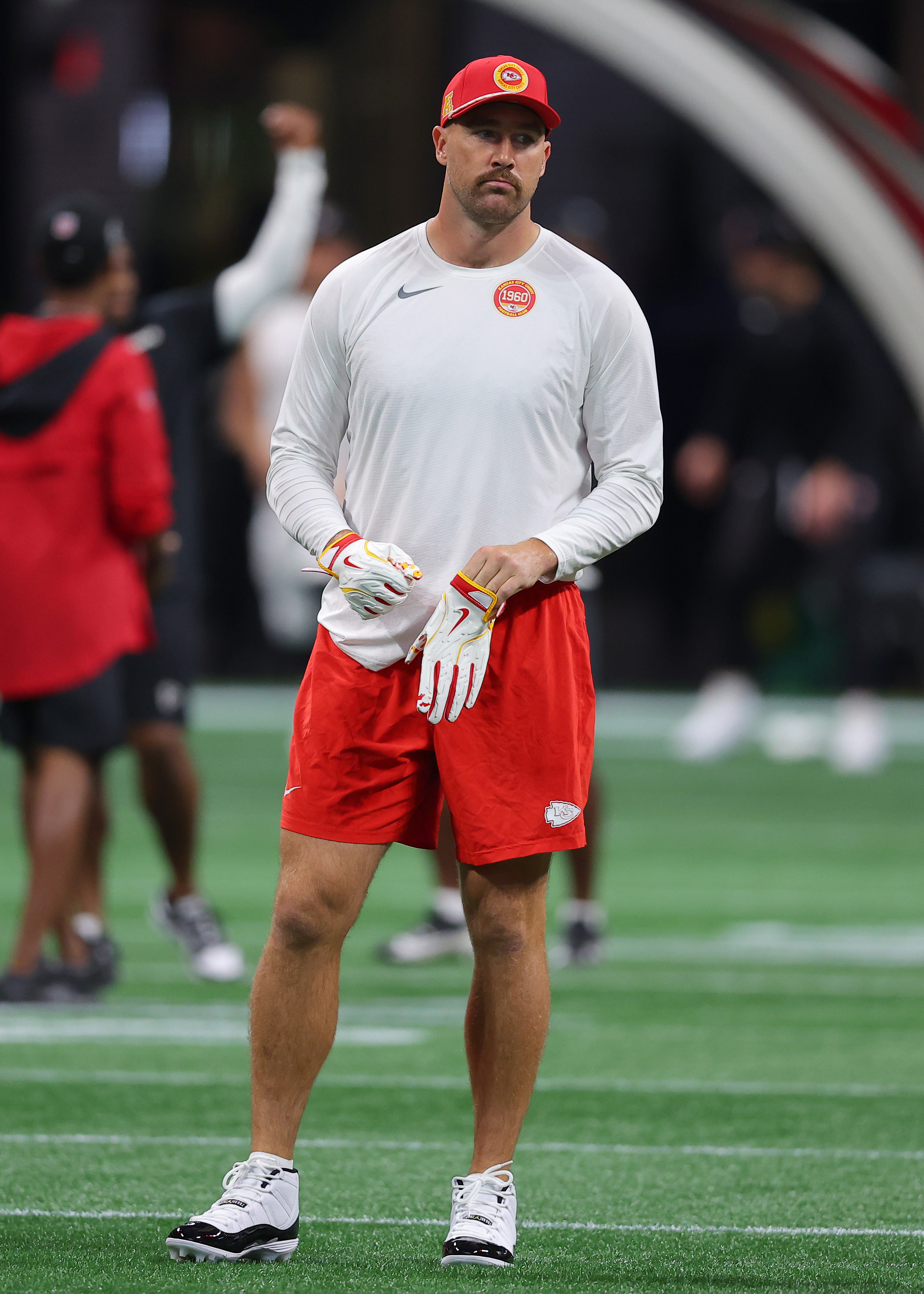 Travis Kelce, #87 von den Kansas City Chiefs, am 22. September 2024 in Atlanta, Georgia | Quelle: Getty Images