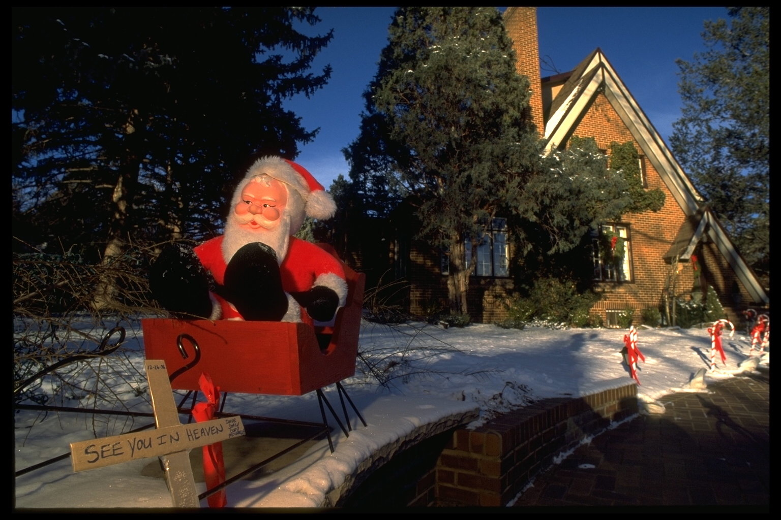 Das Haus der Ramseys, aufgenommen am 7. Januar 1997 | Quelle: Getty Images