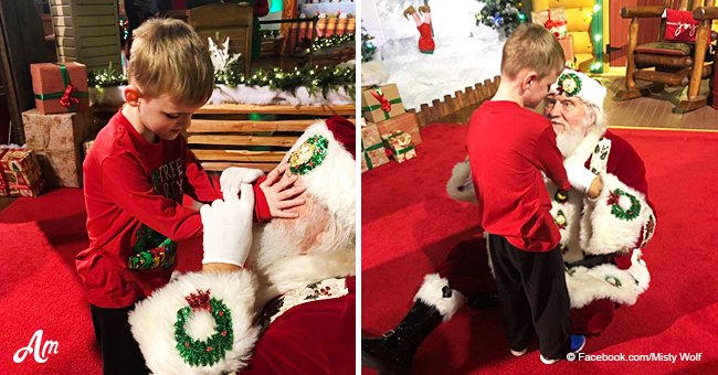 Ein blinder sechsjähriger Junge mit Autismus bekommt eine rührende Überraschung vor Weihnachten