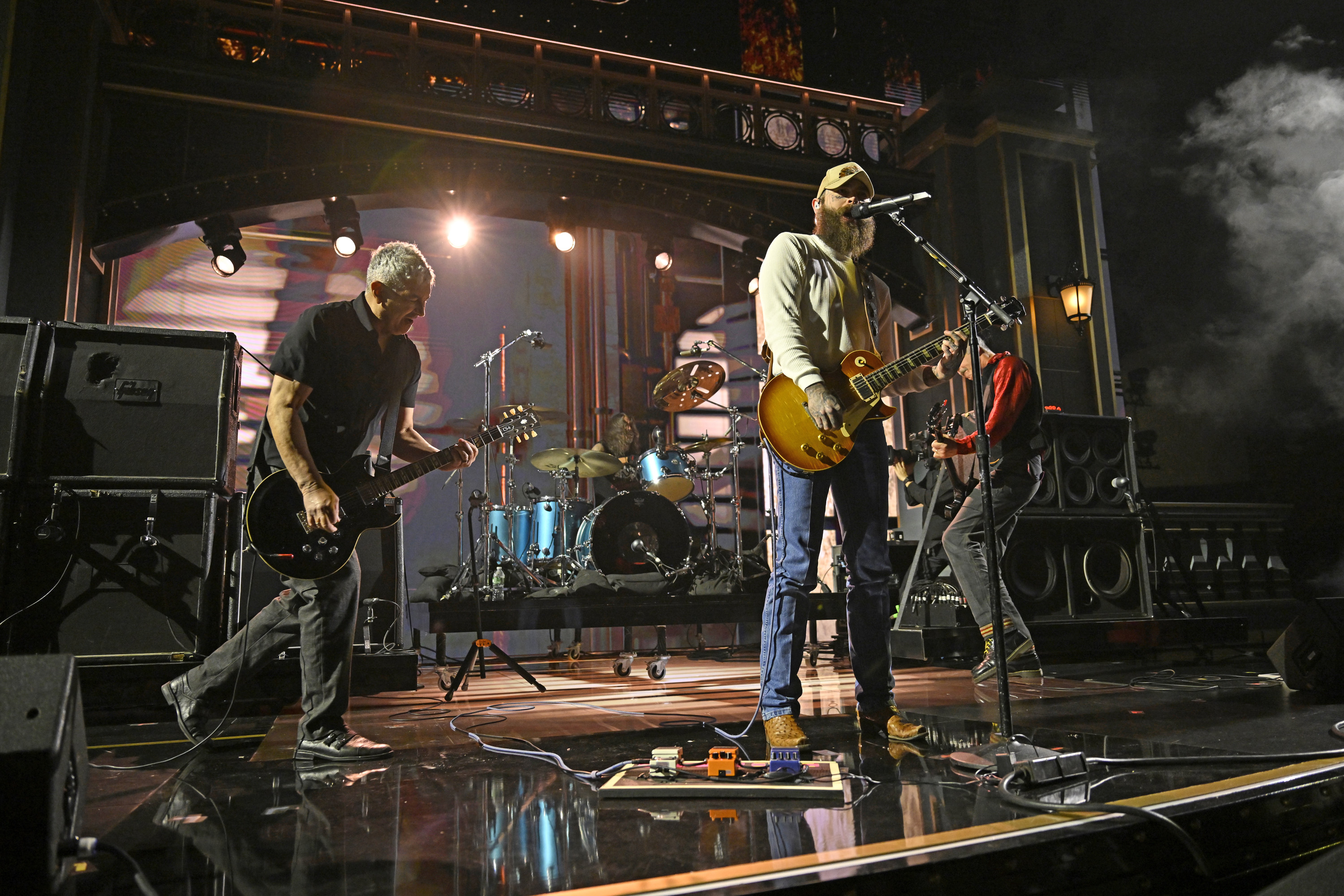 Nirvana und Post Malone beim "SNL50: The Homecoming Concert" am 14. Februar 2025 | Quelle: Getty Images