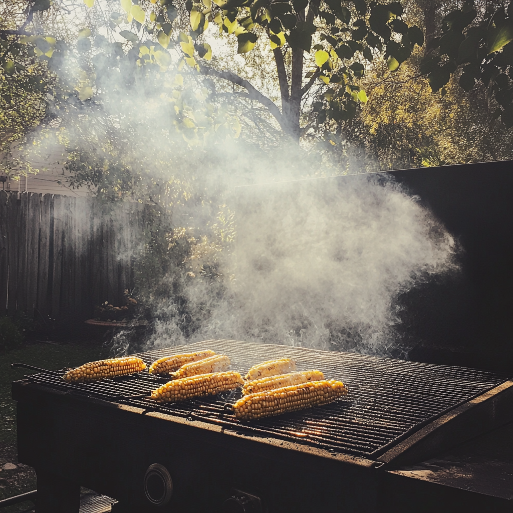Mais auf dem Grill | Quelle: Midjourney