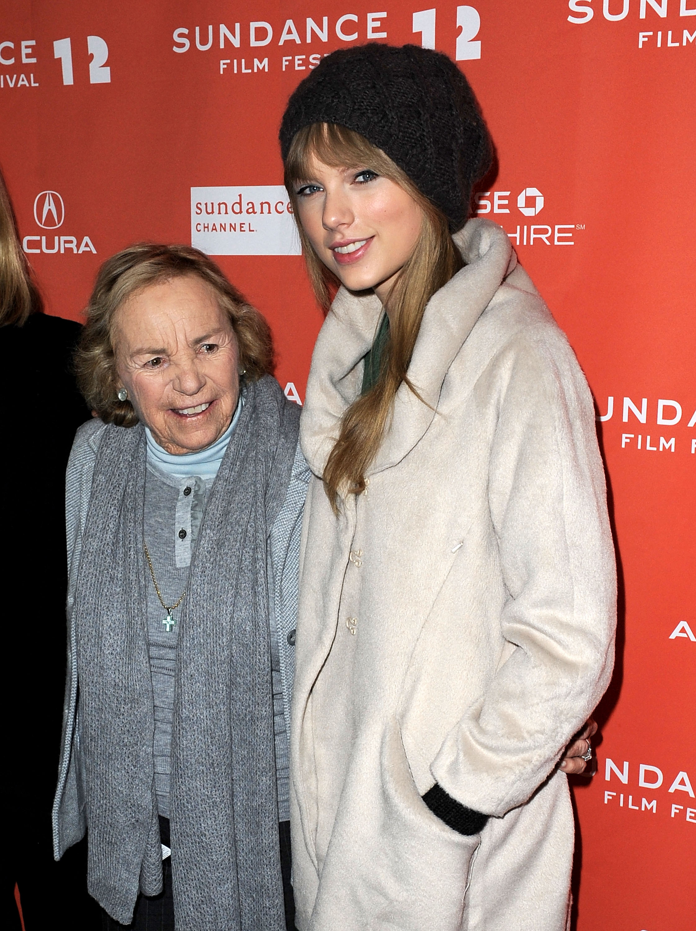 Ethel Kennedy und Taylor Swift bei der Premiere von "Ethel" auf dem Sundance Film Festival 2012 in Park City, Utah am 20. Januar 2012 | Quelle: Getty Images