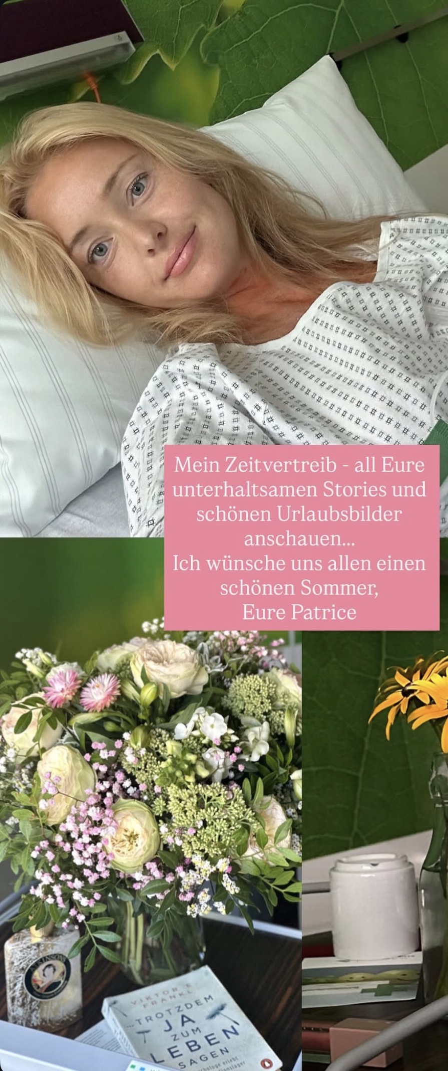 Patrice Aminati zeigt sich in ihrer Instagram-Story | Quelle: Instagram