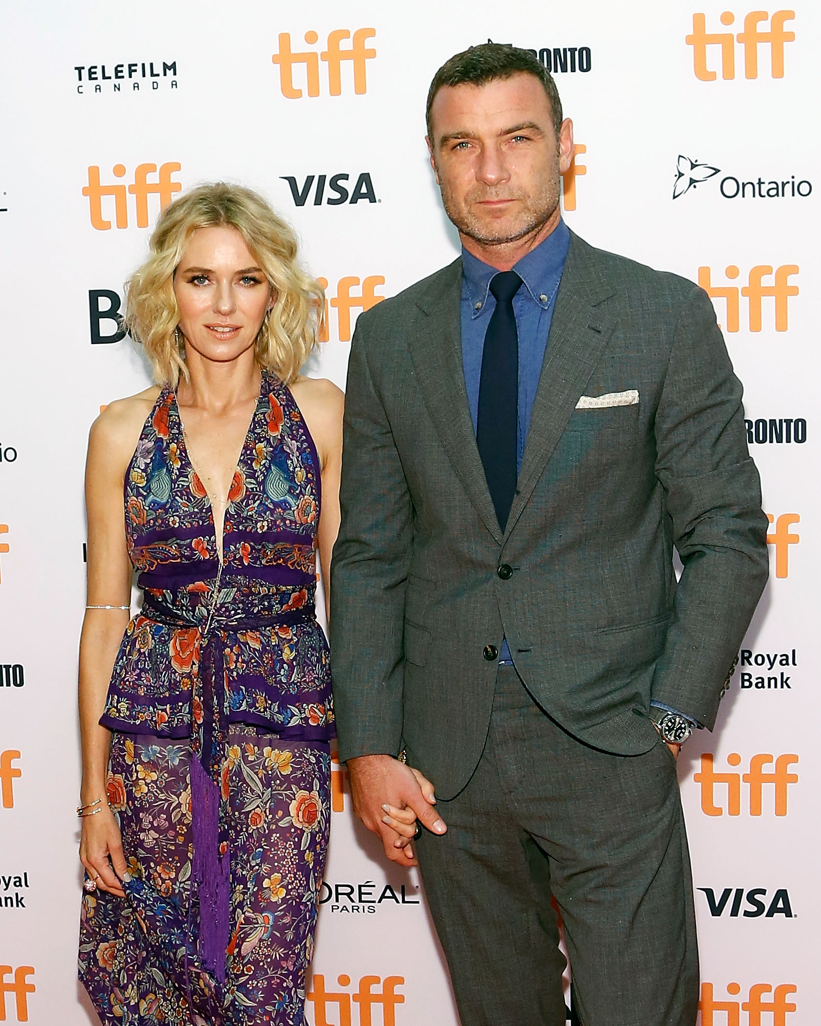 Naomi Watts und Liev Schreiber bei der Premiere von "The Bleeder" während des Toronto International Film Festival 2016 in Toronto, Kanada am 10. September 2016 | Quelle: Getty Images