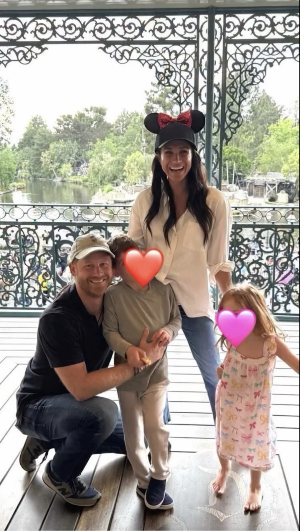 Prinz Harry und Meghan, Herzogin von Sussex, mit ihren Kindern – aus einem Beitrag vom 7. Juni 2025. | Quelle: Instagram/meghan