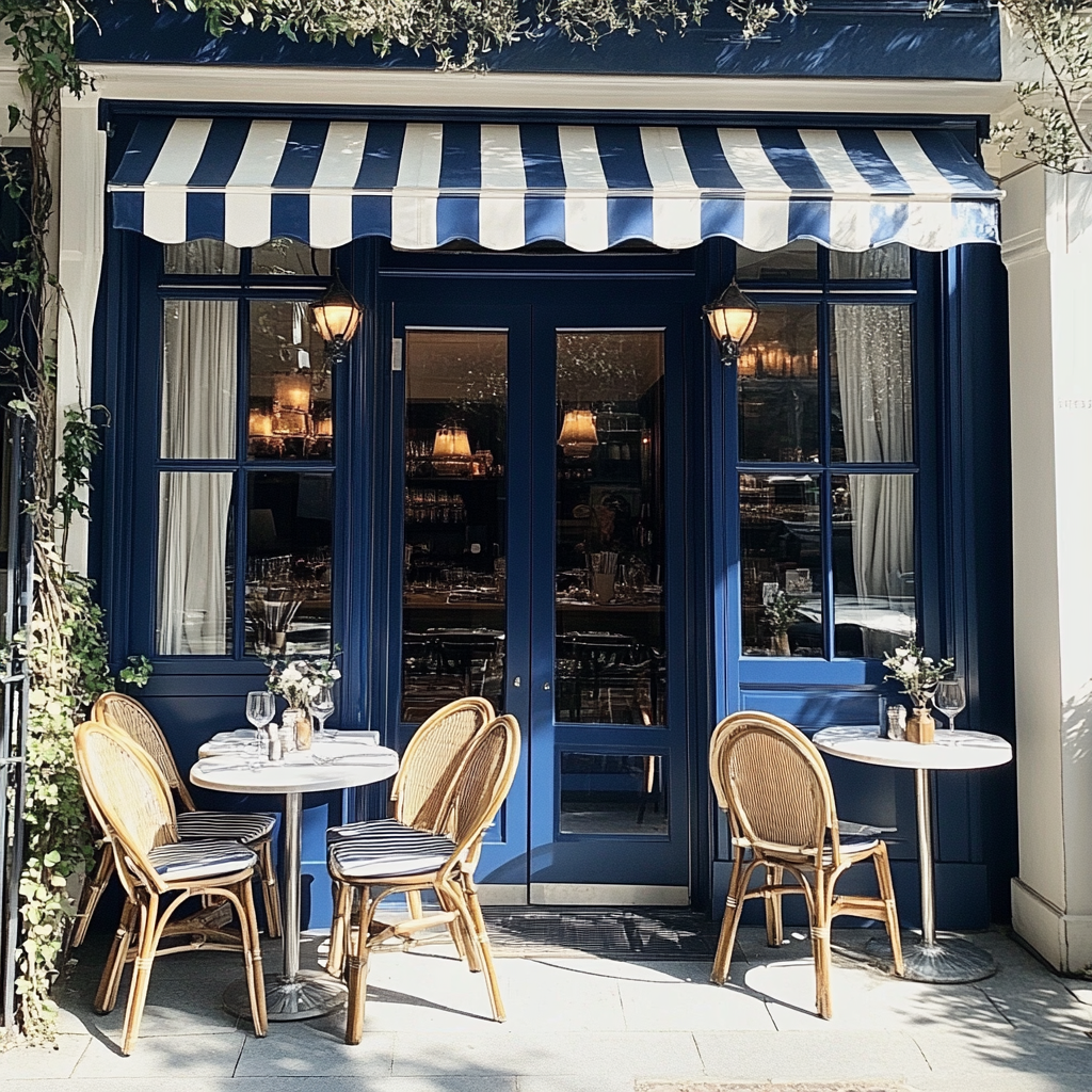 Das Äußere eines Bistros | Quelle: Midjourney