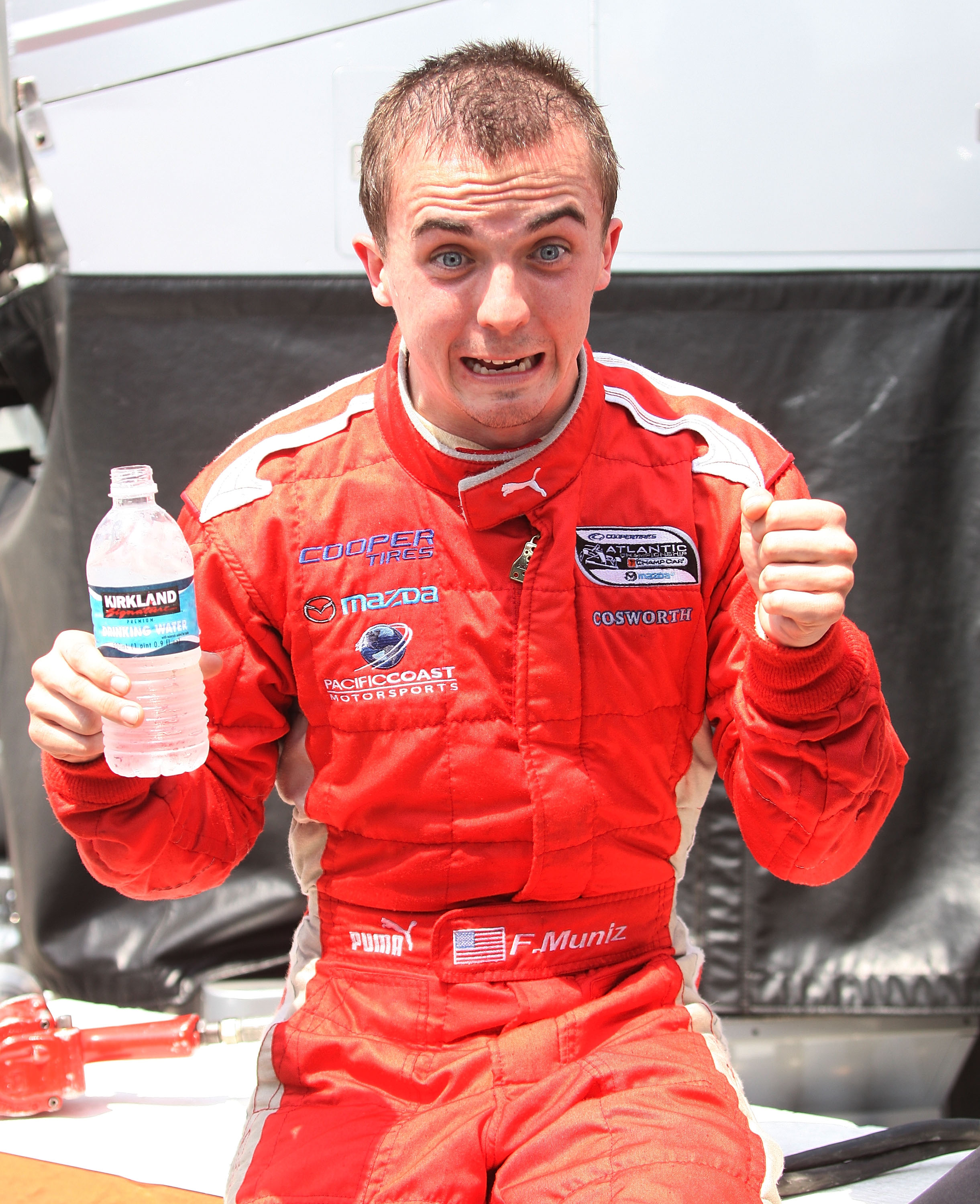 Frankie Muniz beim 34. Toyota Grand Prix of Long Beach 32nd Annual Pro/Celebrity Race am 20. April 2008 in Kalifornien. | Quelle: Getty Images