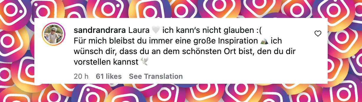 Nutzer zeigen ihre Anteilnahme | Quelle: Instagram