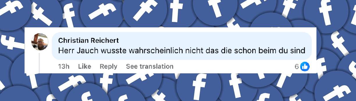 Fan-Kommentare bei Facebook | Quelle: facebook.com/share/p/1E9bD9icmr/