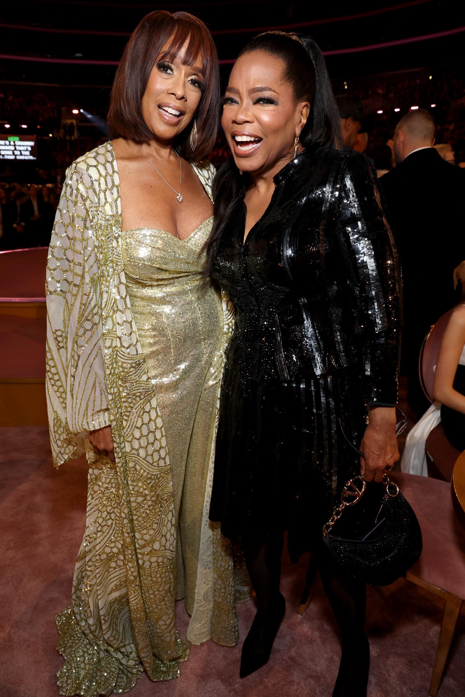 Gayle King und Oprah Winfrey bei den 66. Grammy Awards in Los Angeles, Kalifornien am 4. Februar 2024 | Quelle: Getty Images