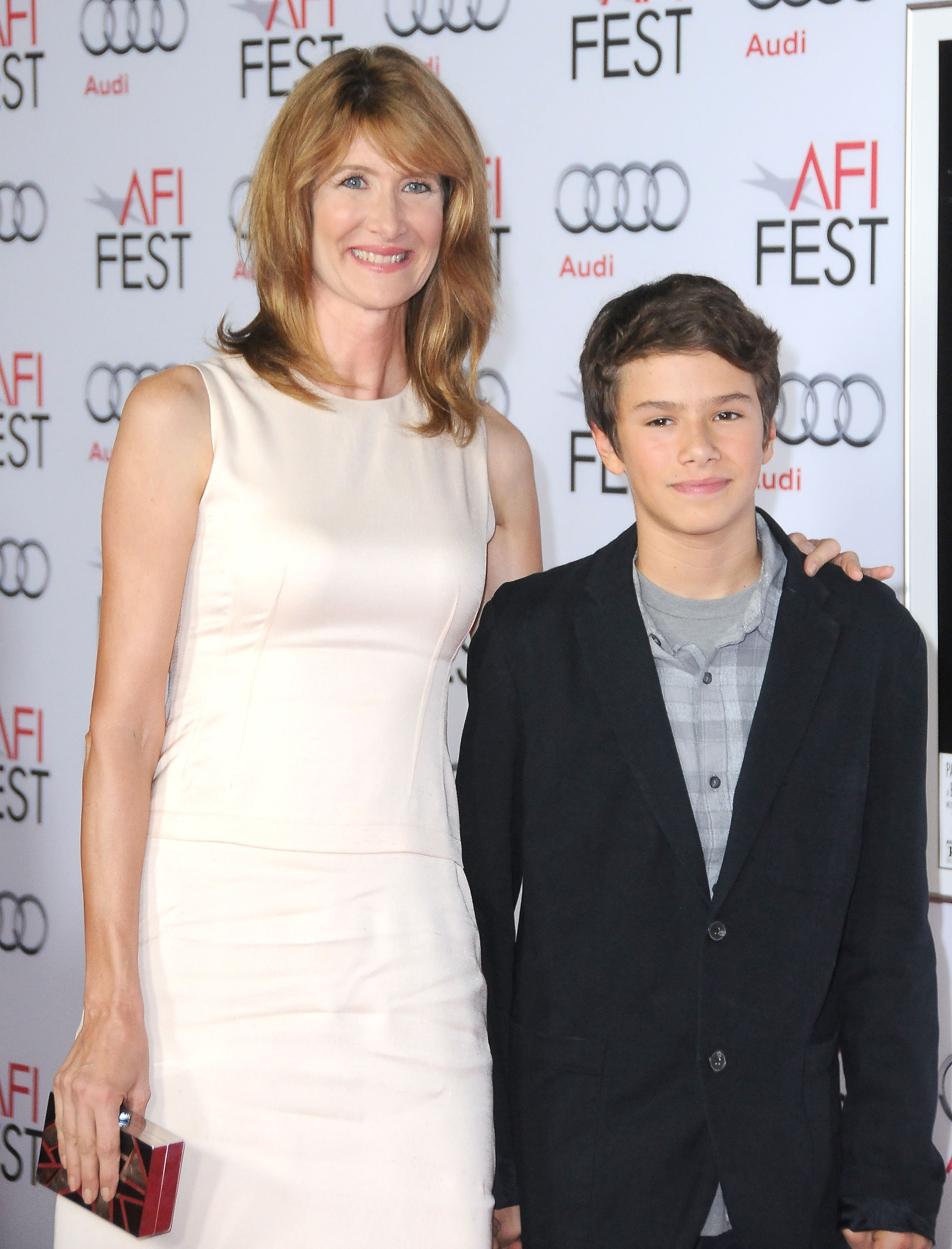 Laura Dern und Ellery Walker Harper bei der Premiere von "Nebraska", 2013 | Quelle: Getty Images