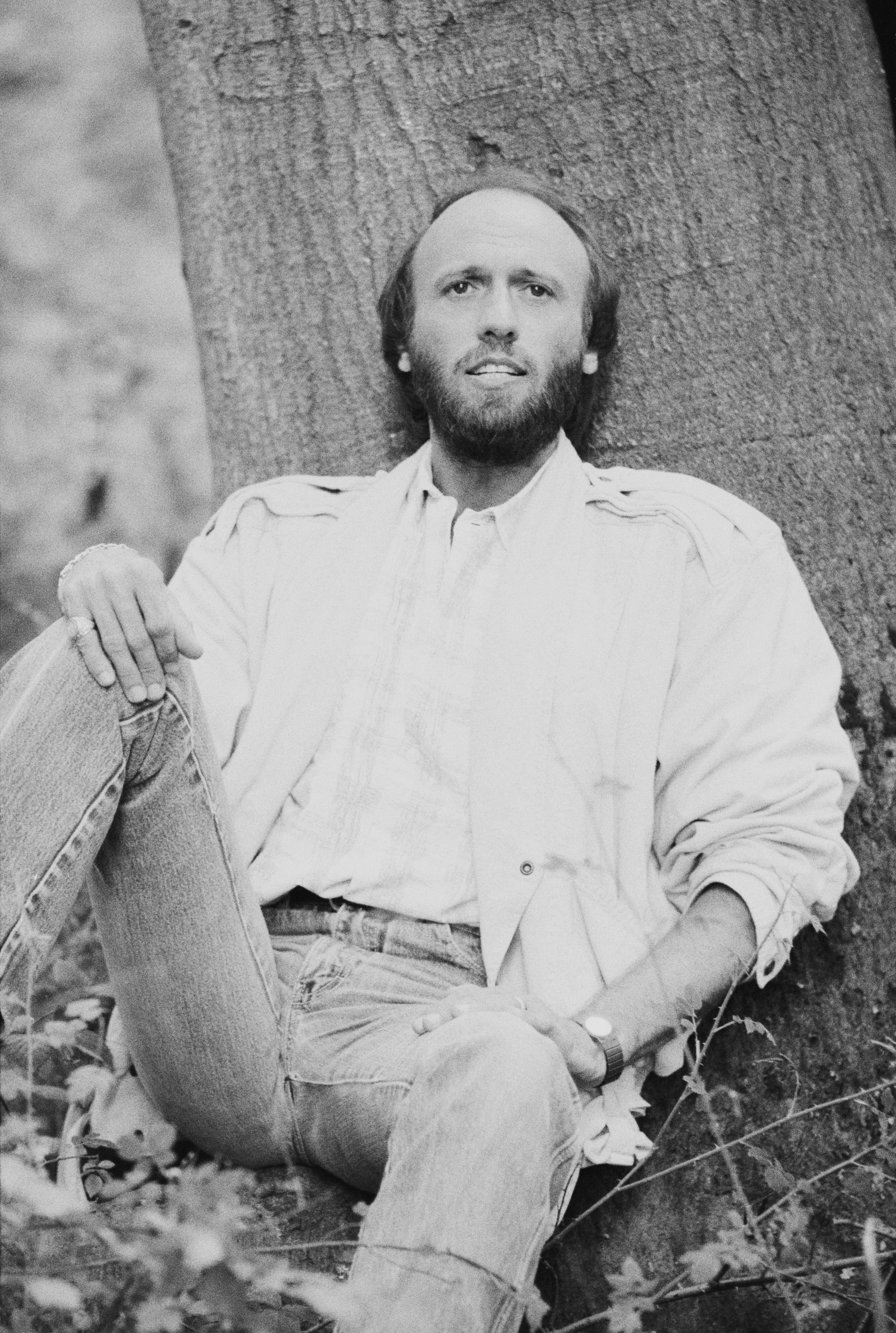 Maurice Gibb (1949 - 2003) von den Bee Gees, 1984. | Quelle: Getty Images