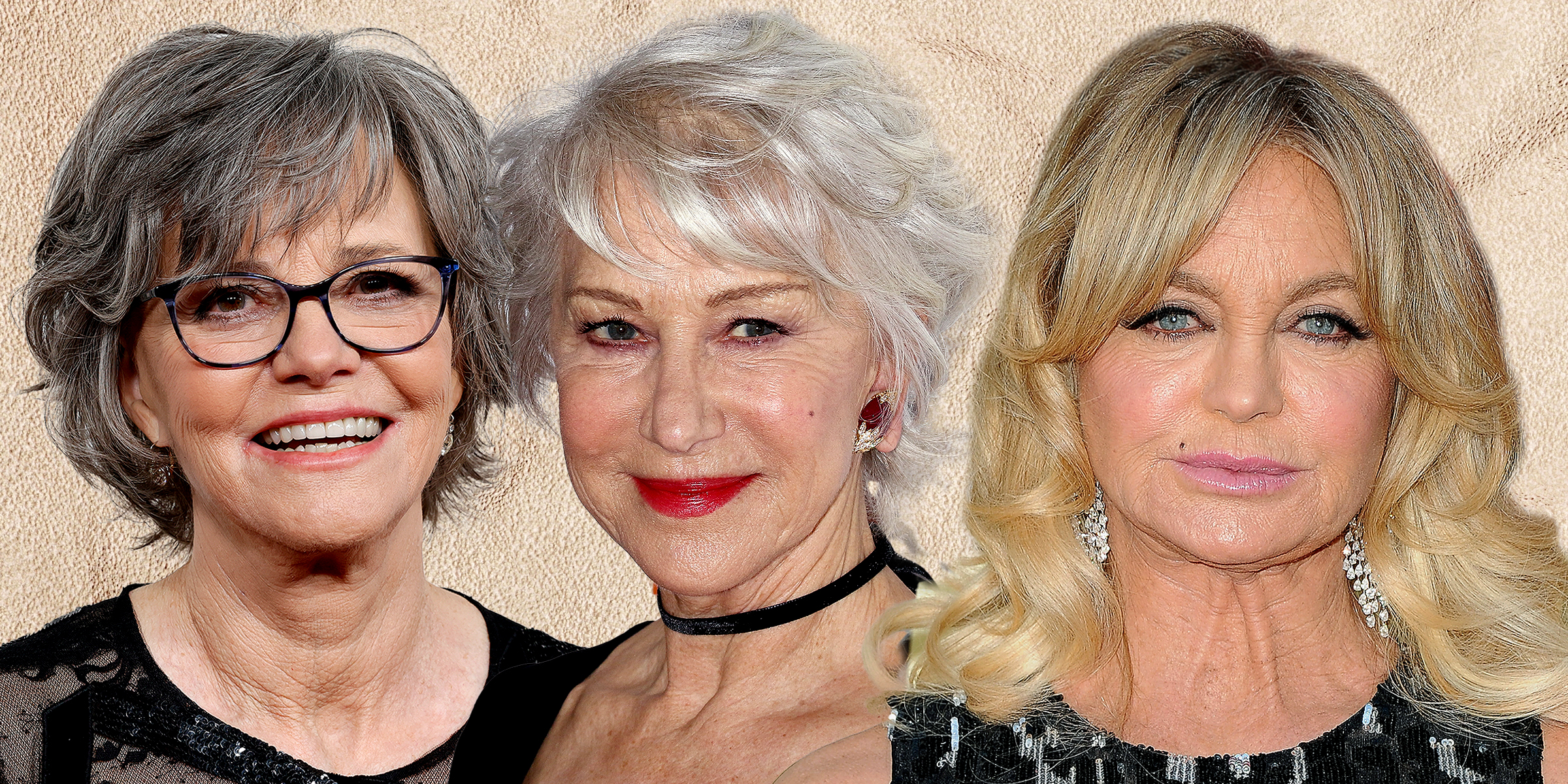Sally Field, Helen Mirren, Goldie Hawn | Quelle: Getty Images