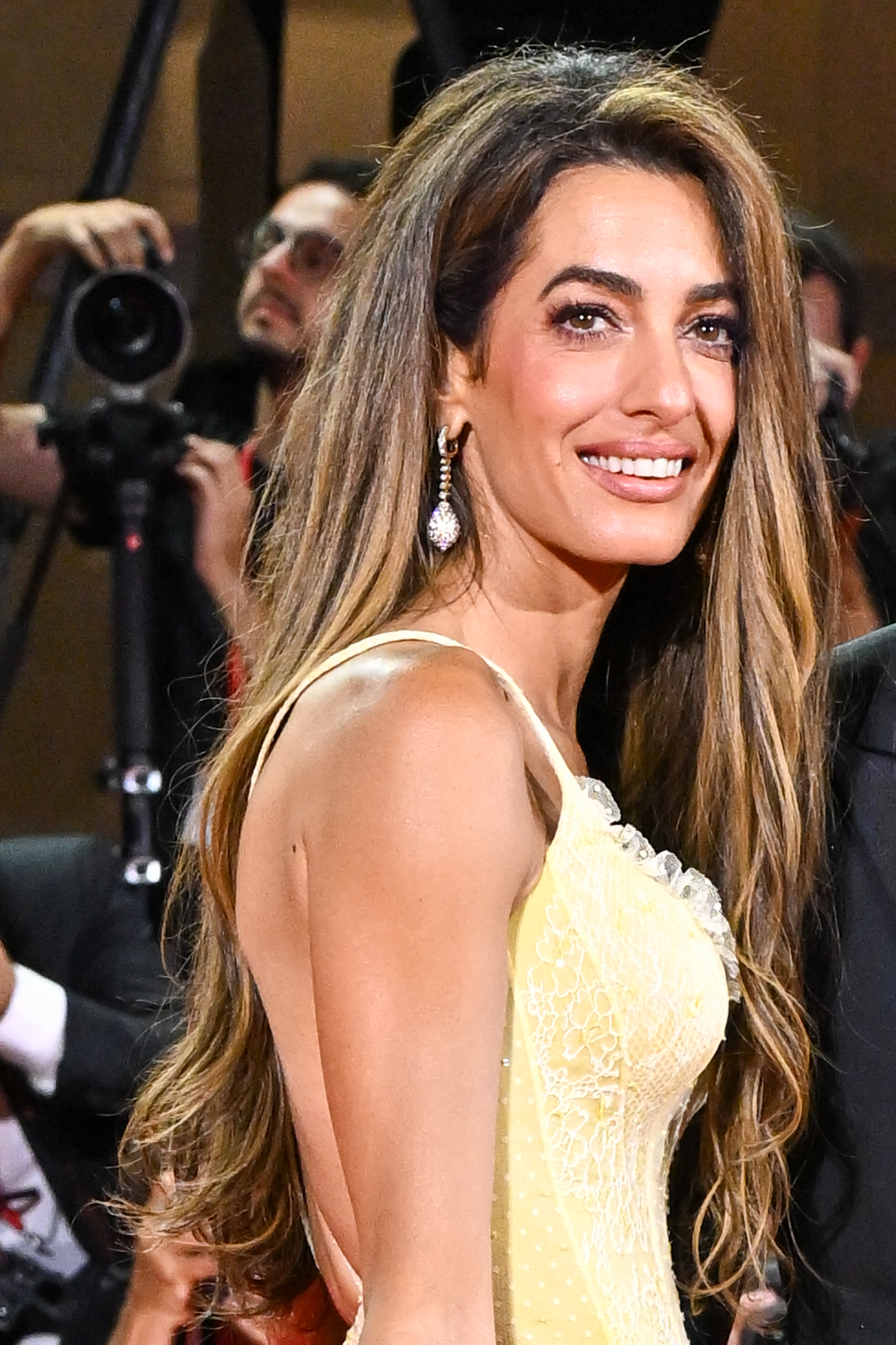 Amal Alamuddin Clooney besucht den roten Teppich der "Wölfe" während der 81. Internationalen Filmfestspiele von Venedig in Venedig, Italien, am 1. September 2024 | Quelle: Getty Images