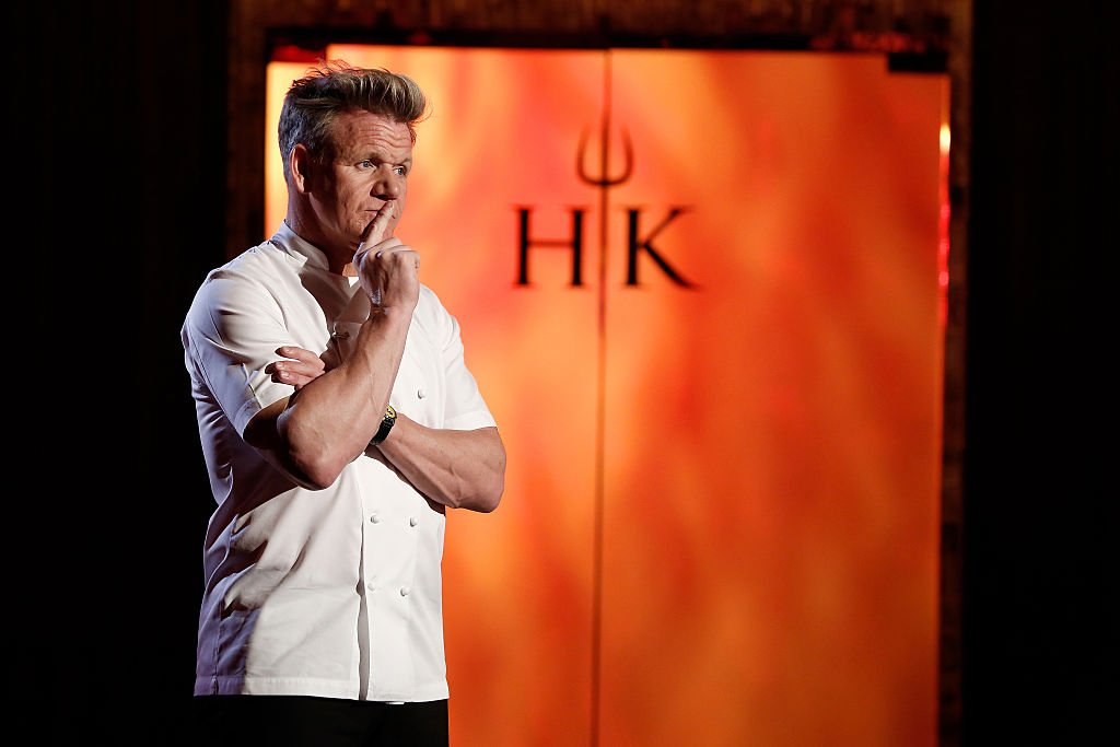 Gordon Ramsay am Set von "Hell's Kitchen" am 5. November 2014 | Quelle:  Getty Images 