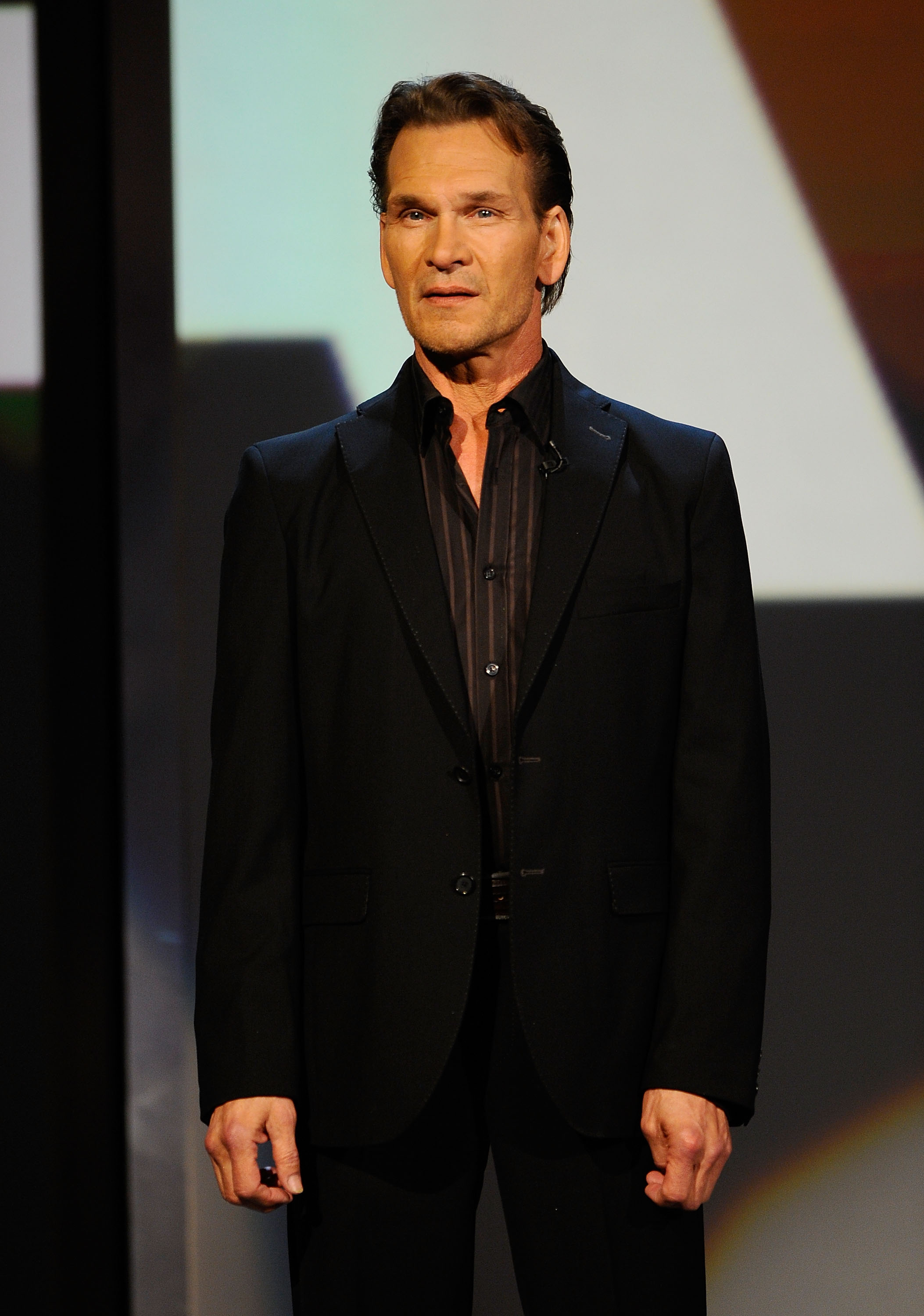 Patrick Swayze besucht die Veranstaltung "Stand Up To Cancer" am 5. September 2008 in Hollywood, Kalifornien. | Quelle: Getty Images