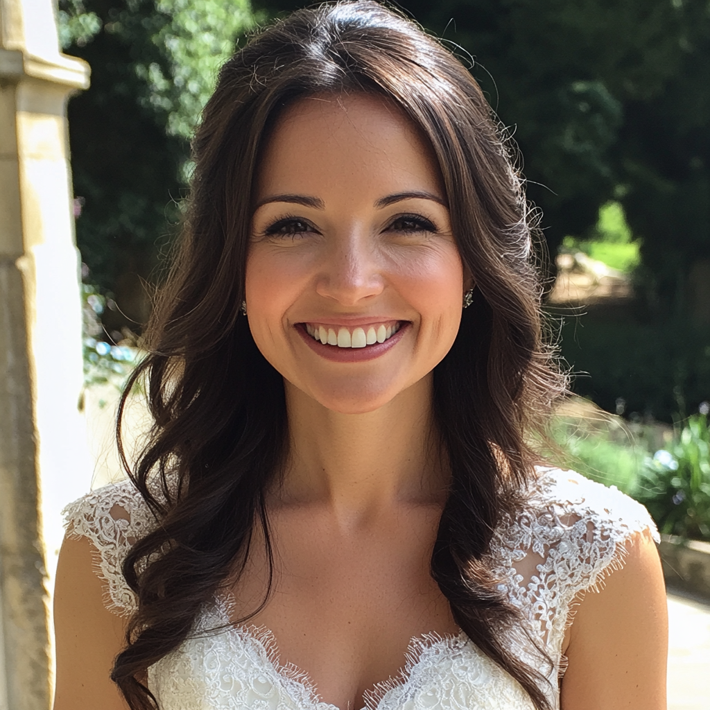 Uśmiechnięta panna młoda | Źródło: Midjourney