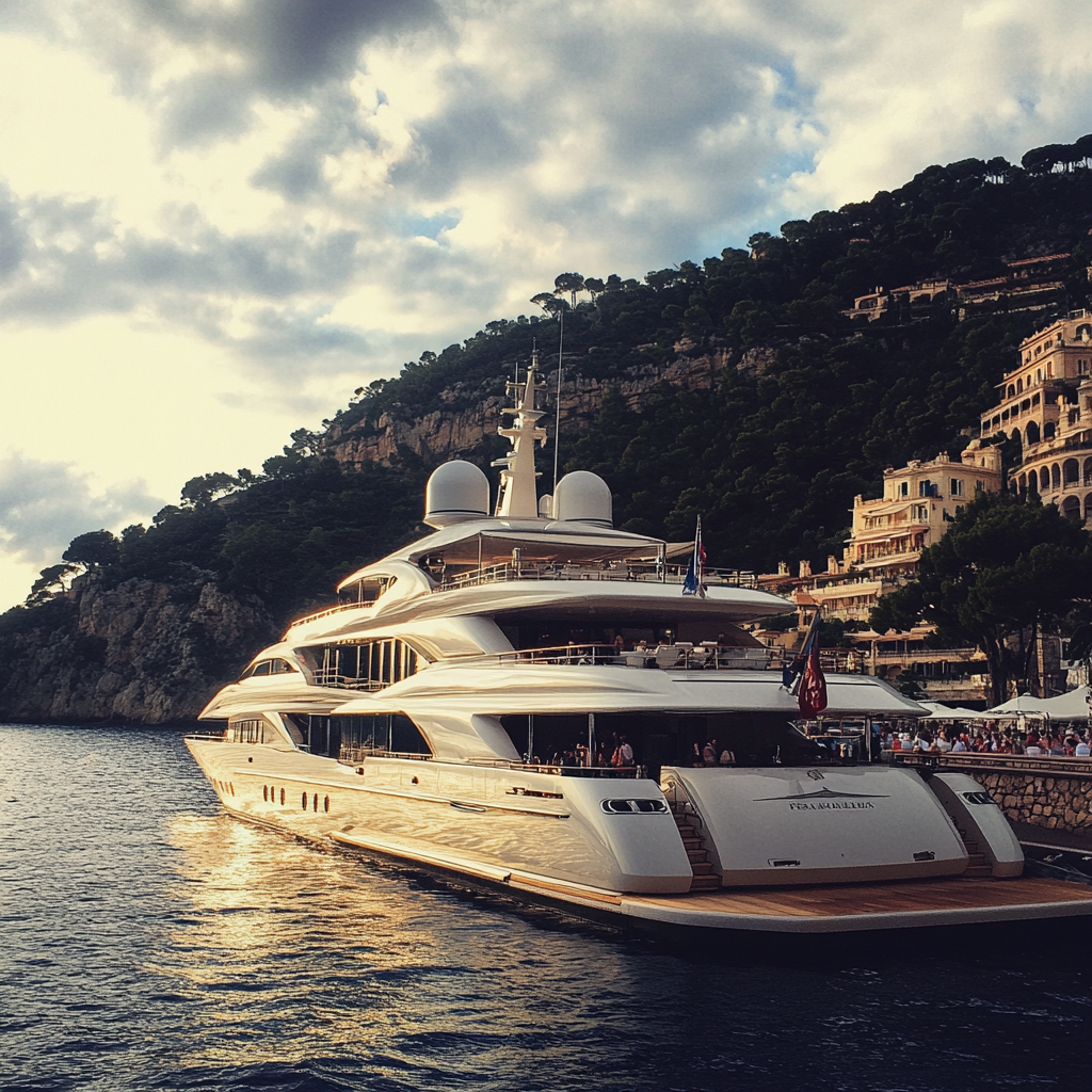 Eine Luxusyacht | Quelle: Midjourney