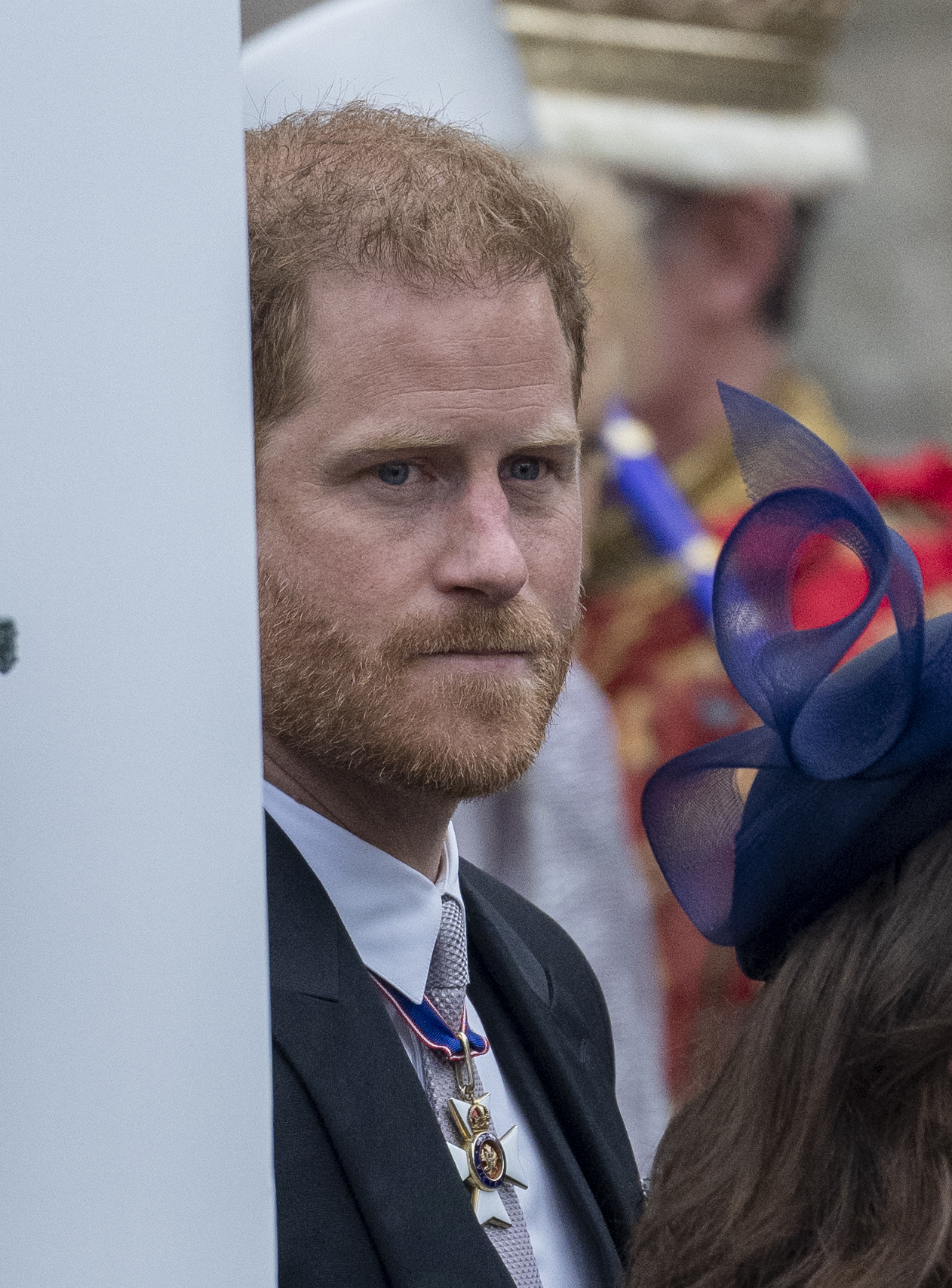 Prinz Harry nimmt an der Krönung von König Charles III. und Königin Camilla in der Westminster Abbey in London am 6. Mai 2023 teil | Quelle: Getty Images