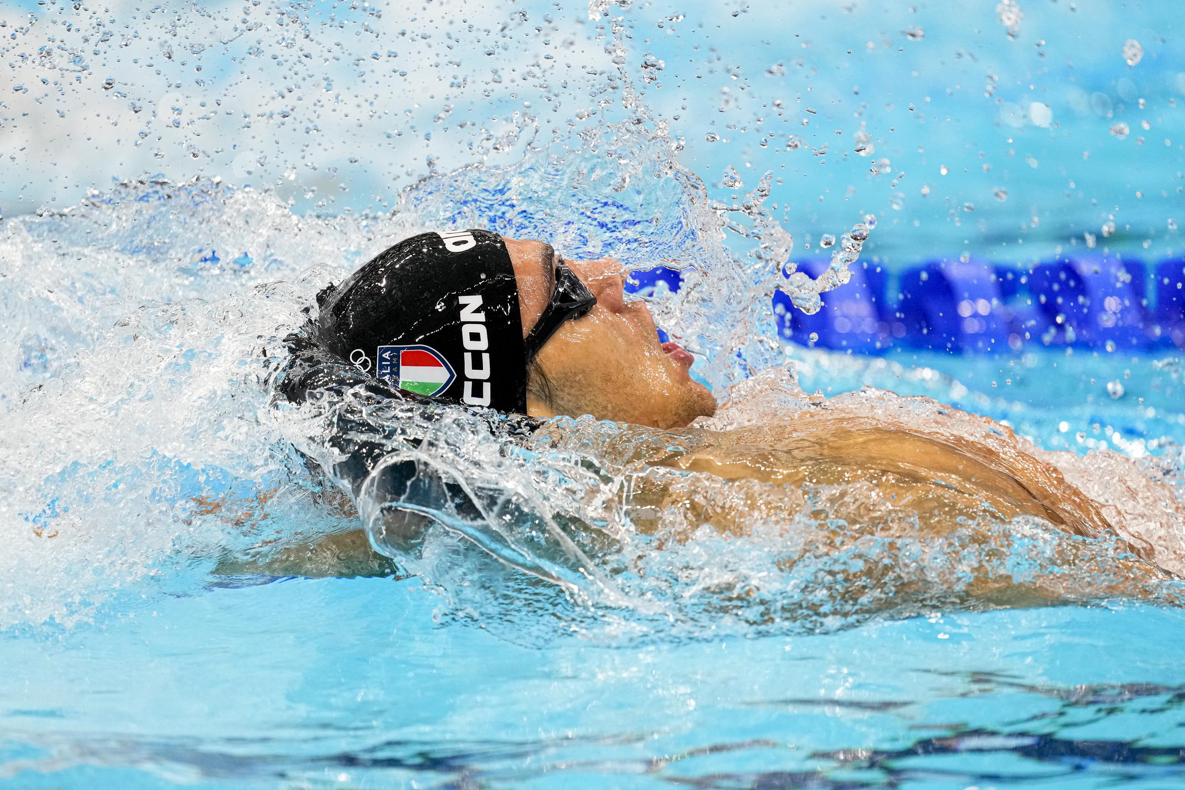 Thomas Ceccon beim Schwimmen während einer Veranstaltung bei den Olympischen Spielen 2020 in Tokio, Japan am 31. Juli 2021 | Quelle: Getty Images