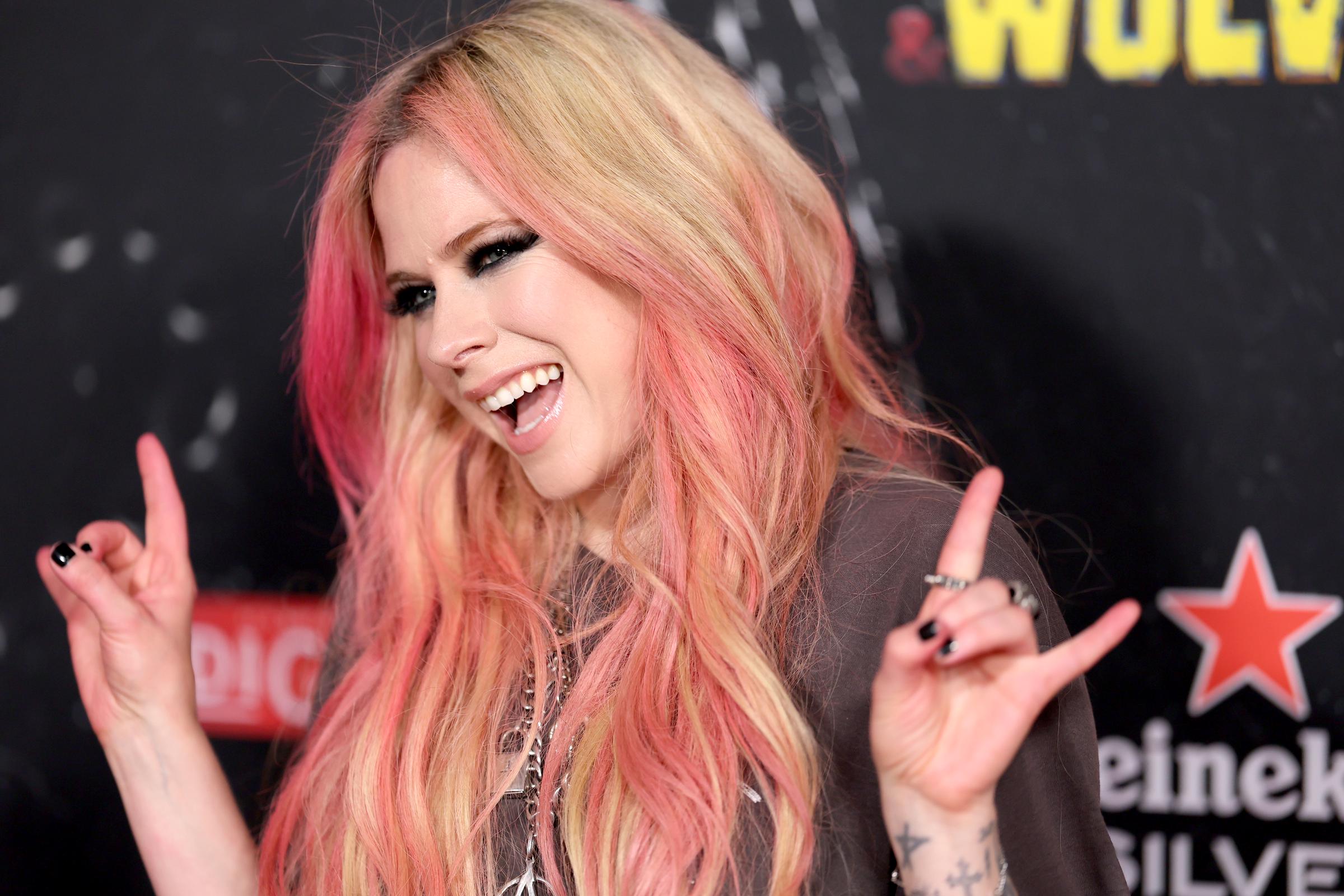 Avril Lavigne bei der Weltpremiere von "Deadpool & Wolverine" am 22. Juli 2024 in New York. | Quelle: Getty Images