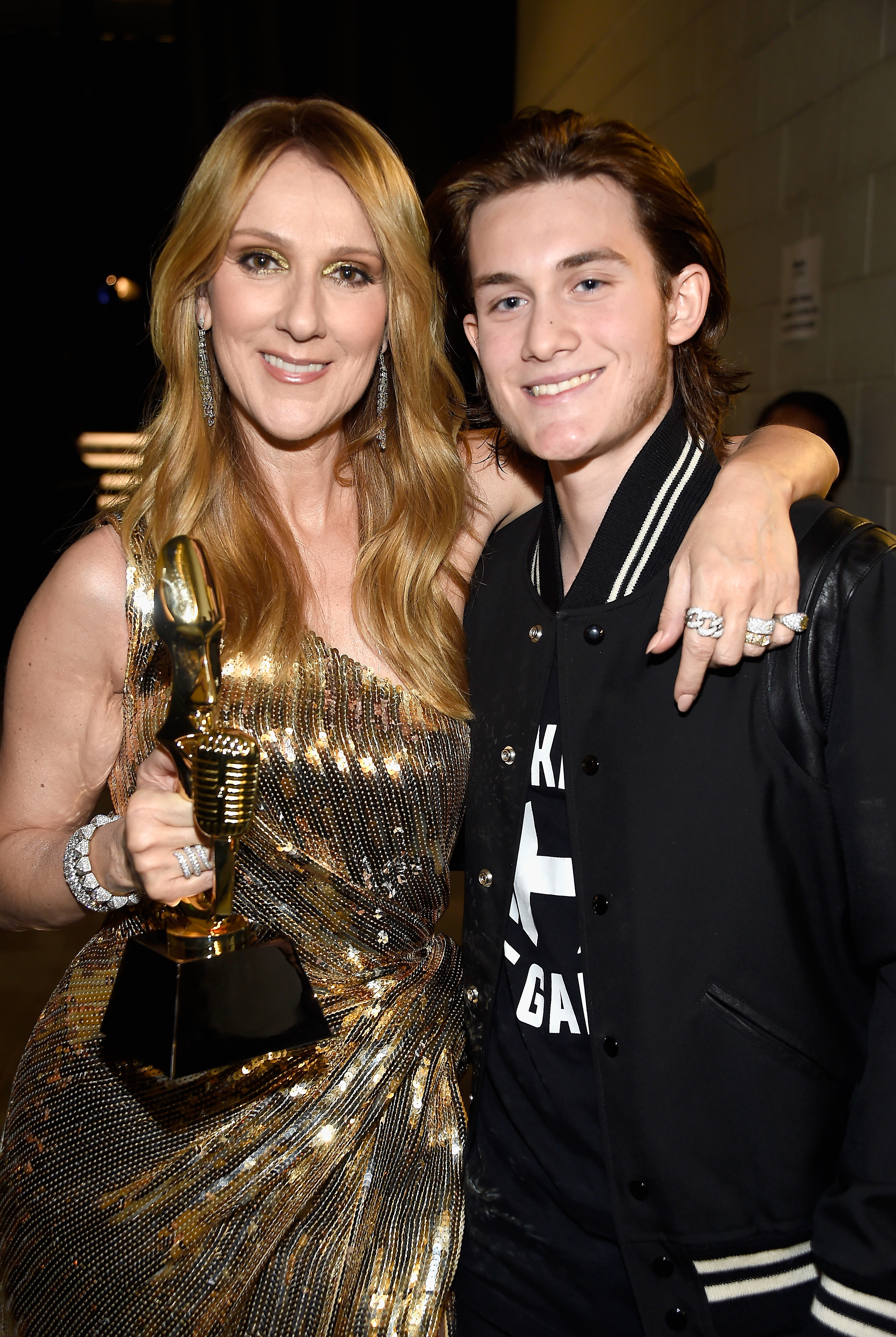 Celine Dion und Rene-Charles Angelil bei den Billboard Music Awards 2016 am 22. Mai 2016 in Las Vegas, Nevada. | Quelle: Getty Images