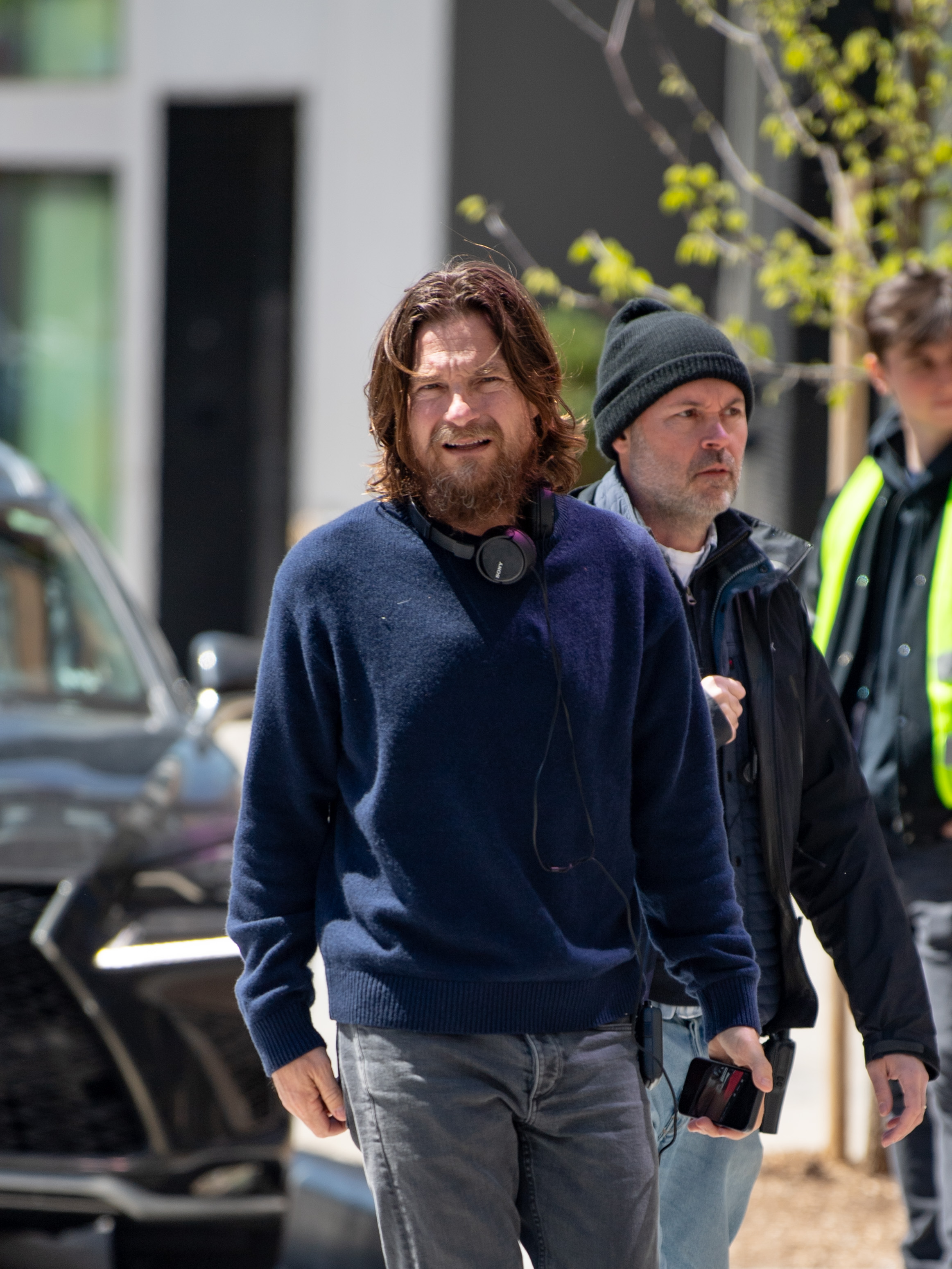 Der Schauspieler wurde am 22. April 2024 auf einem Filmset in New York City gesehen | Quelle: Getty Images