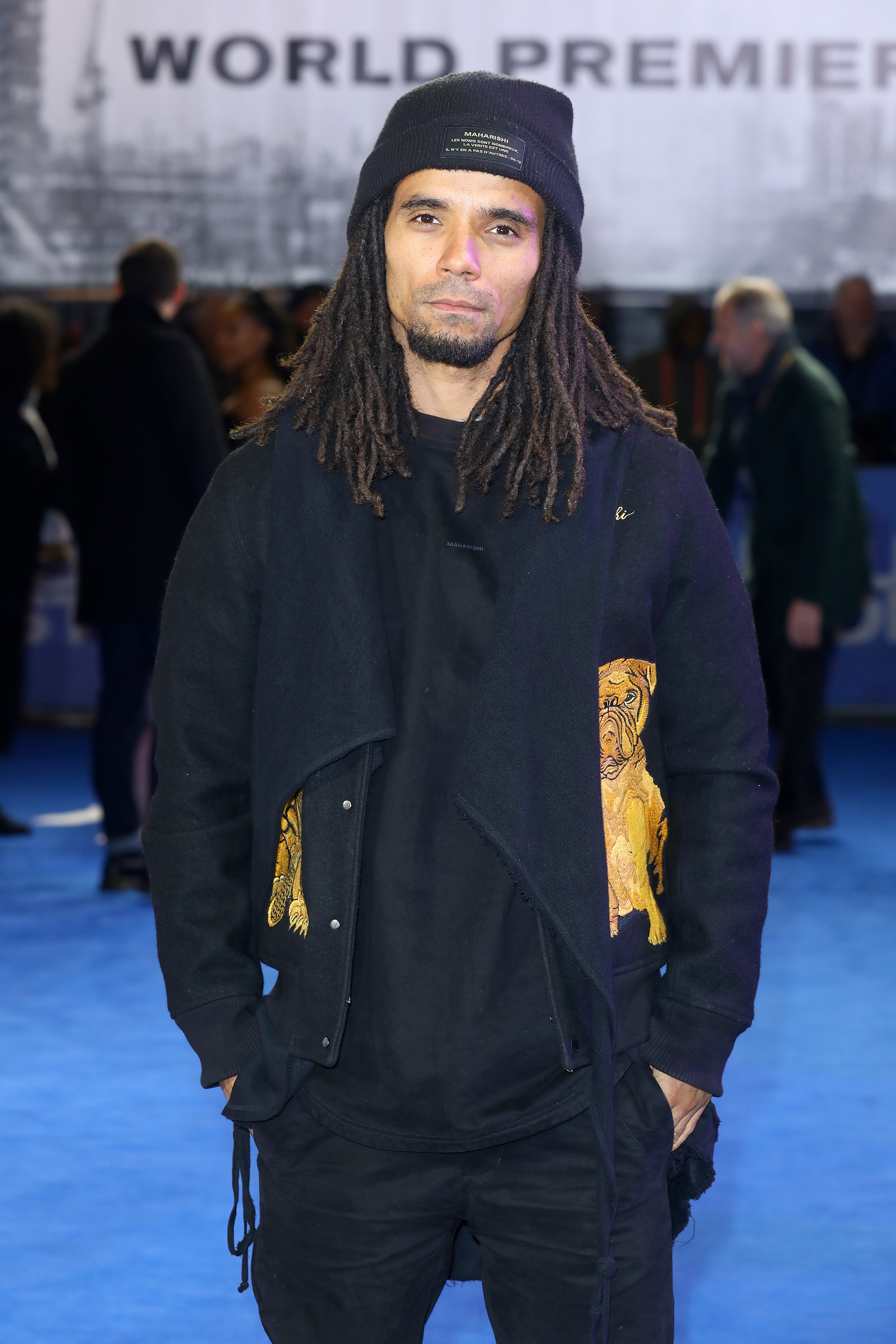 Akala besucht die Weltpremiere von "Blue Story" in London am 14. November 2019 | Quelle: Getty Images