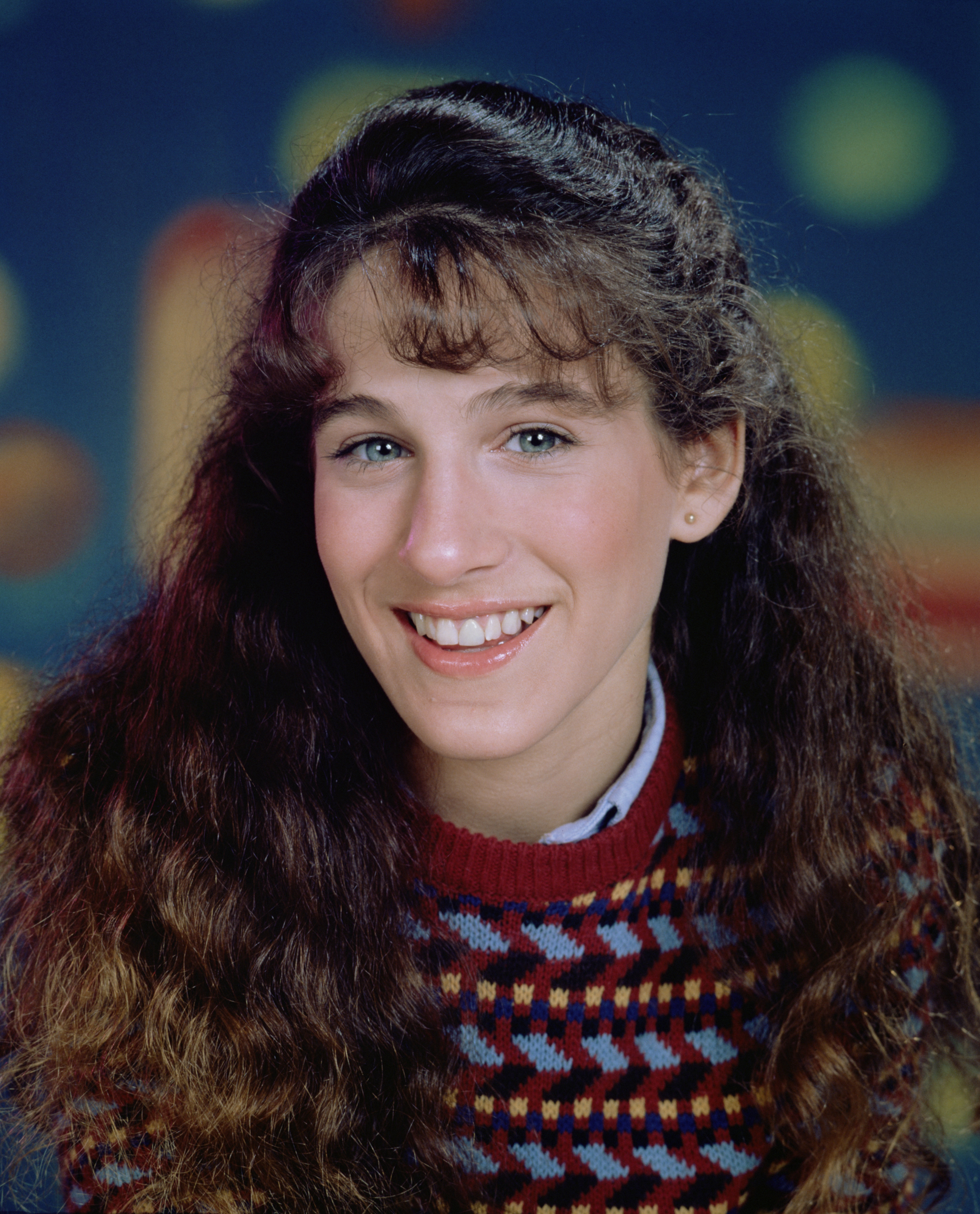 Sarah Jessica Parker am Set von "Square Pegs", 1982 | Quelle: Getty Images