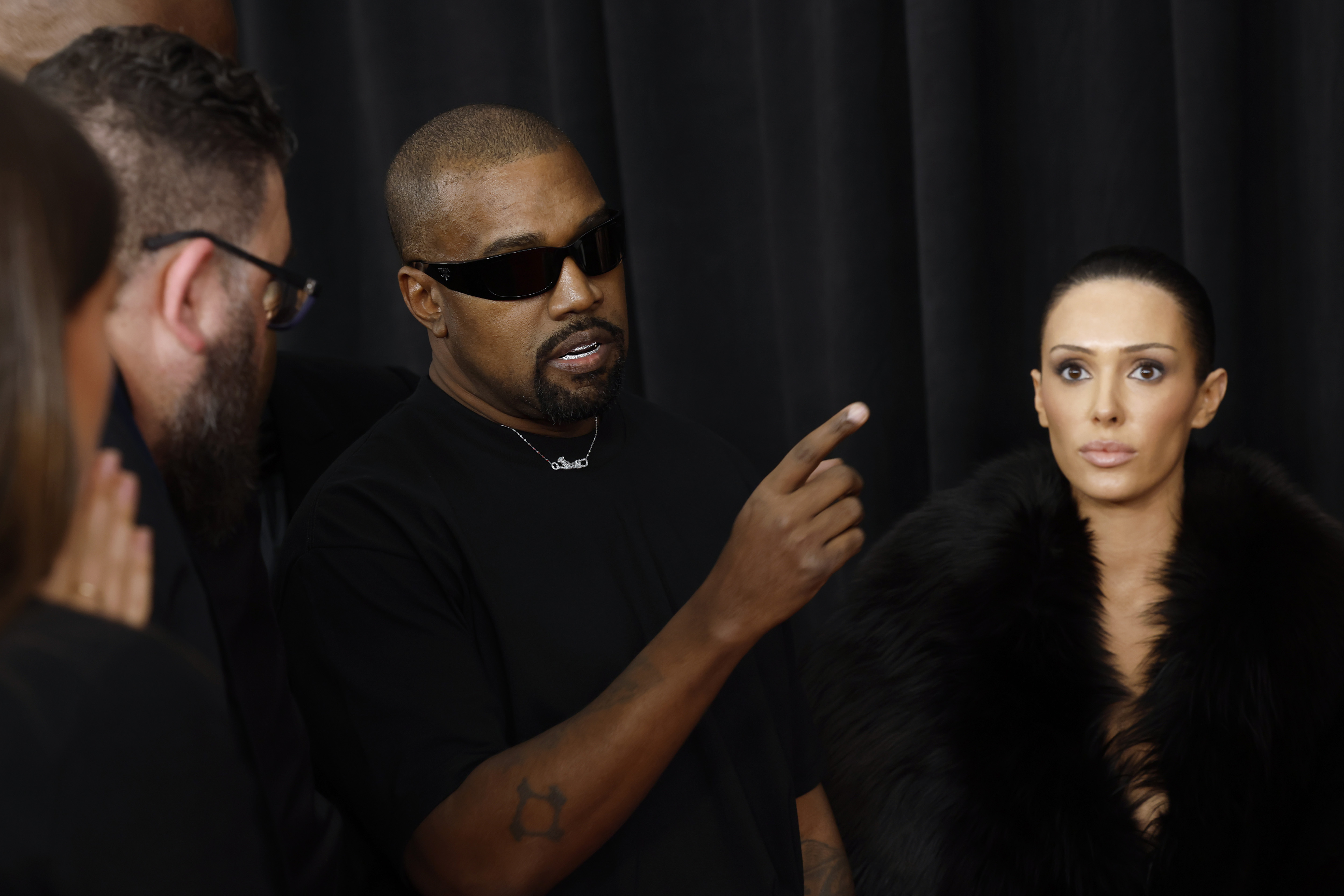 Kanye West und Bianca Censori am 2. Februar 2025 | Quelle: Getty Images