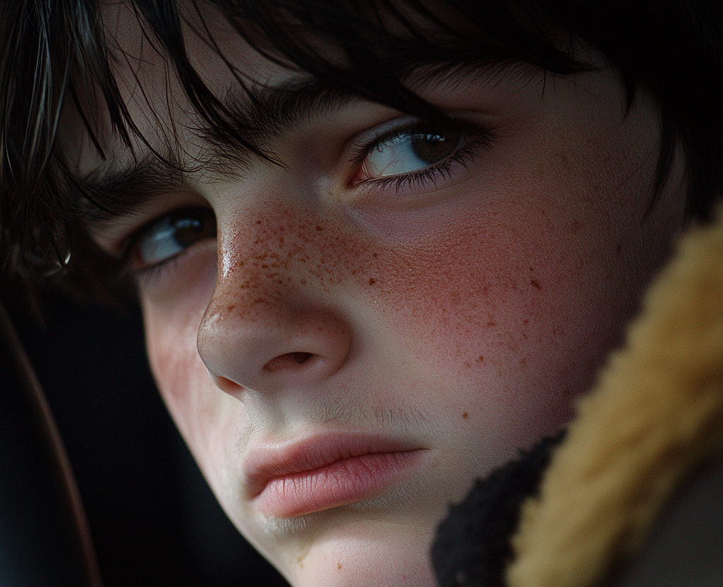 Ein emotionaler Teenager-Junge | Quelle: Midjourney